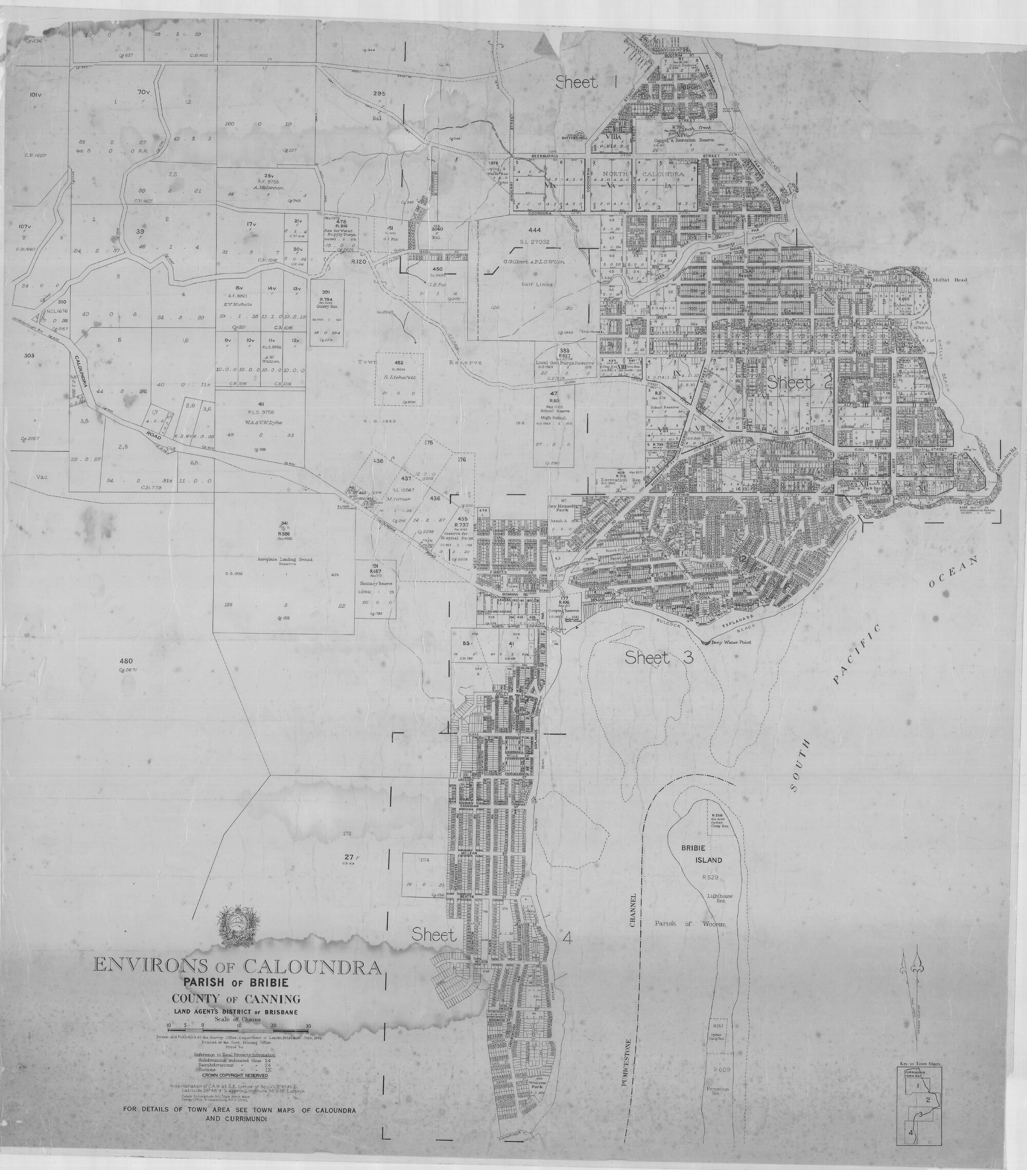 Environs of Caloundra June 1964