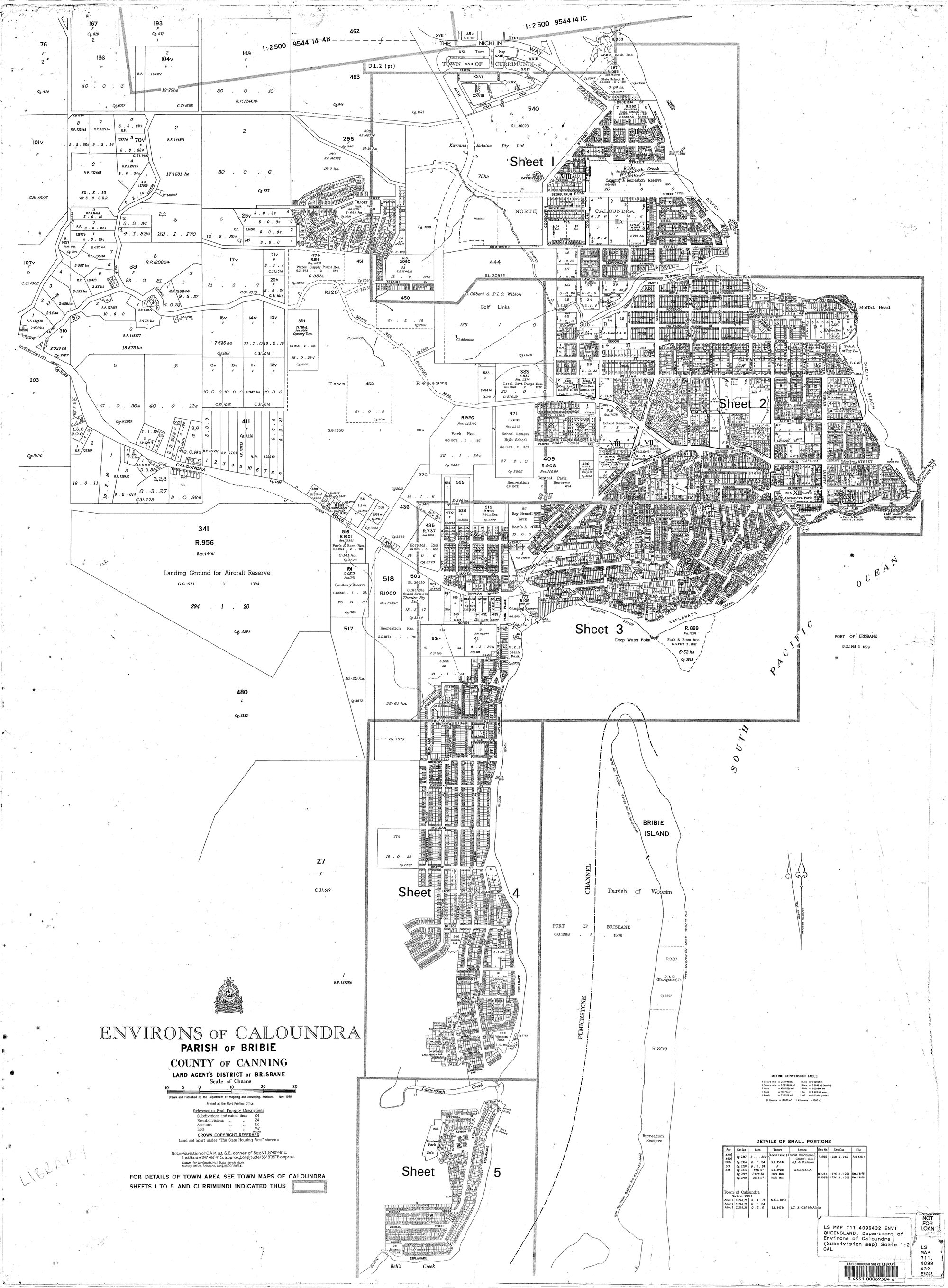 Environs of Caloundra November 1976