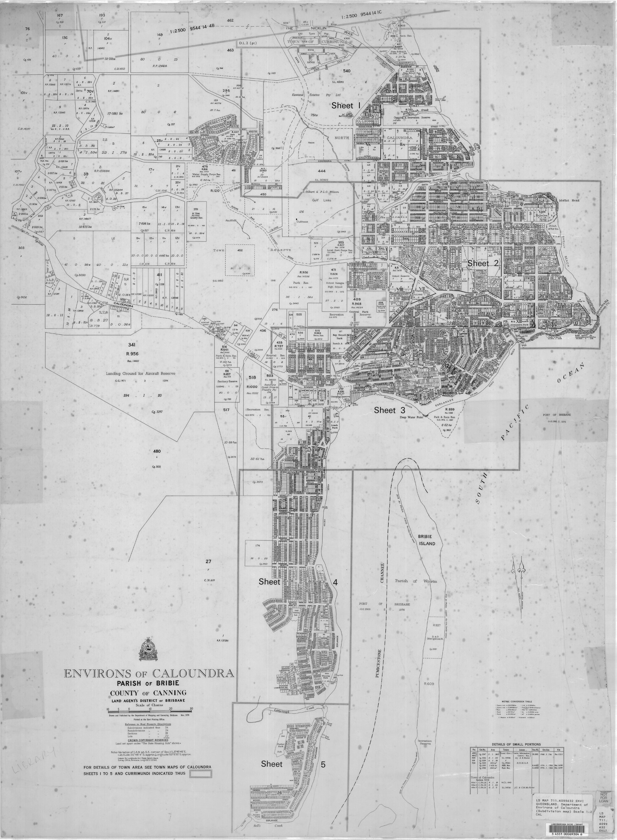 Environs of Caloundra November 1976