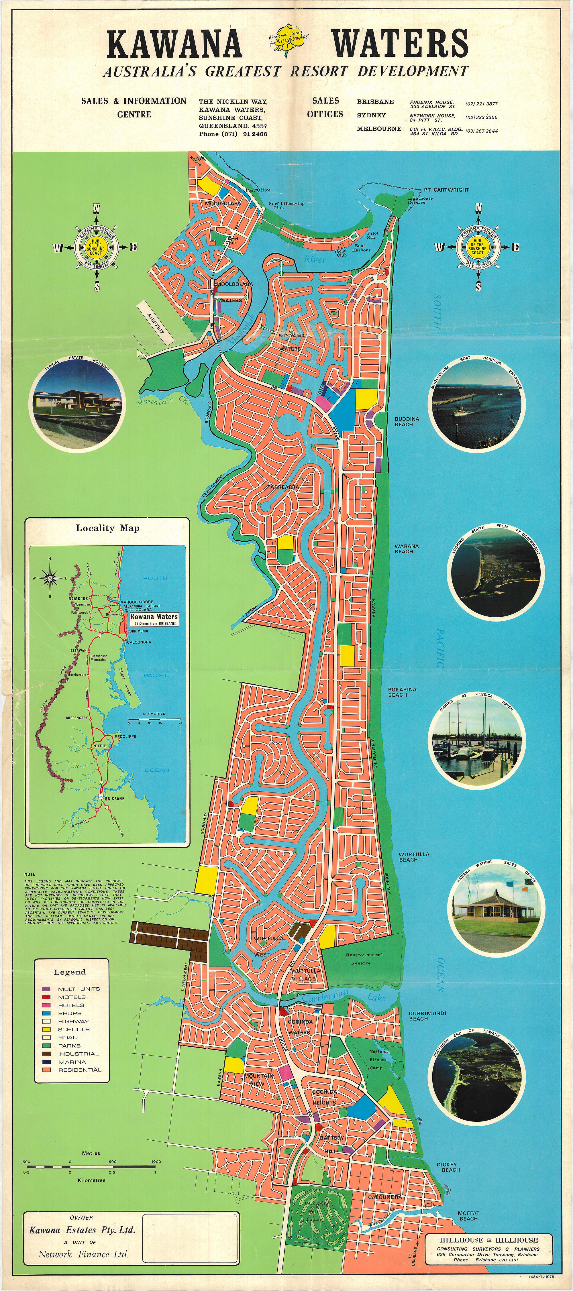 Kawana Waters - Australia's Greatest Resort Development Overview Map