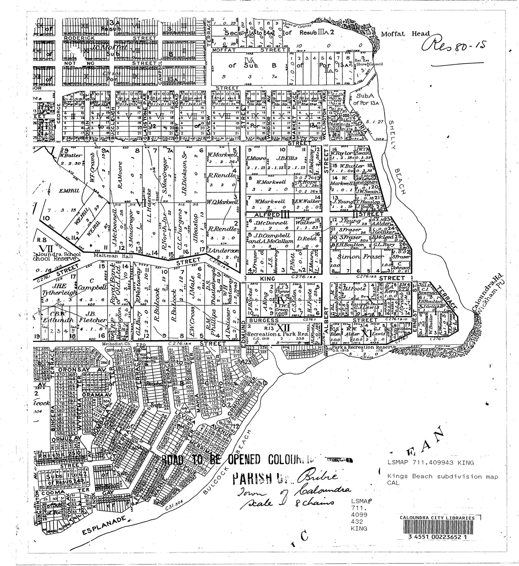 Kings Beach Subdivision Map 2