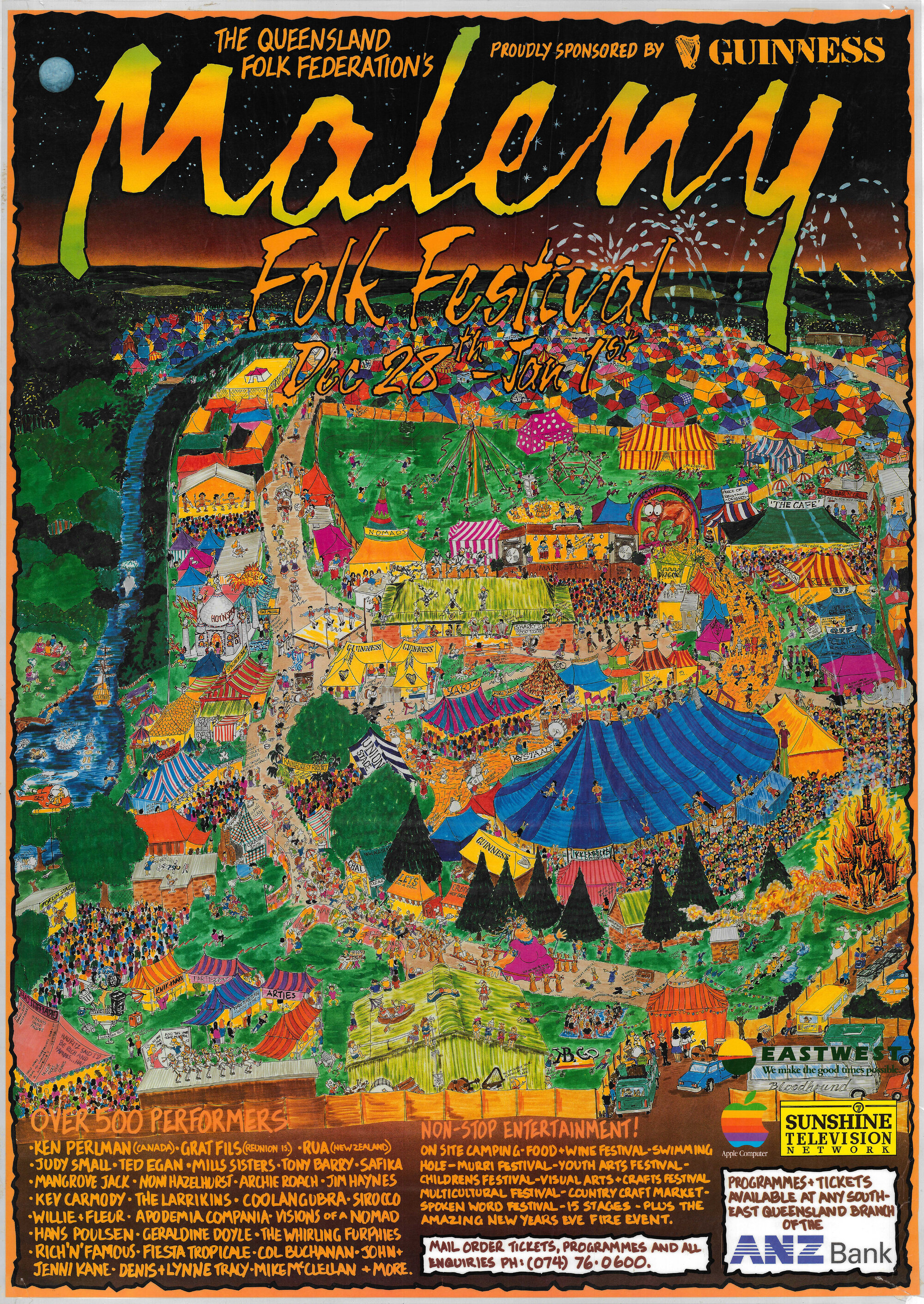 Maleny Folk Festival Dec 28 - Jan 01