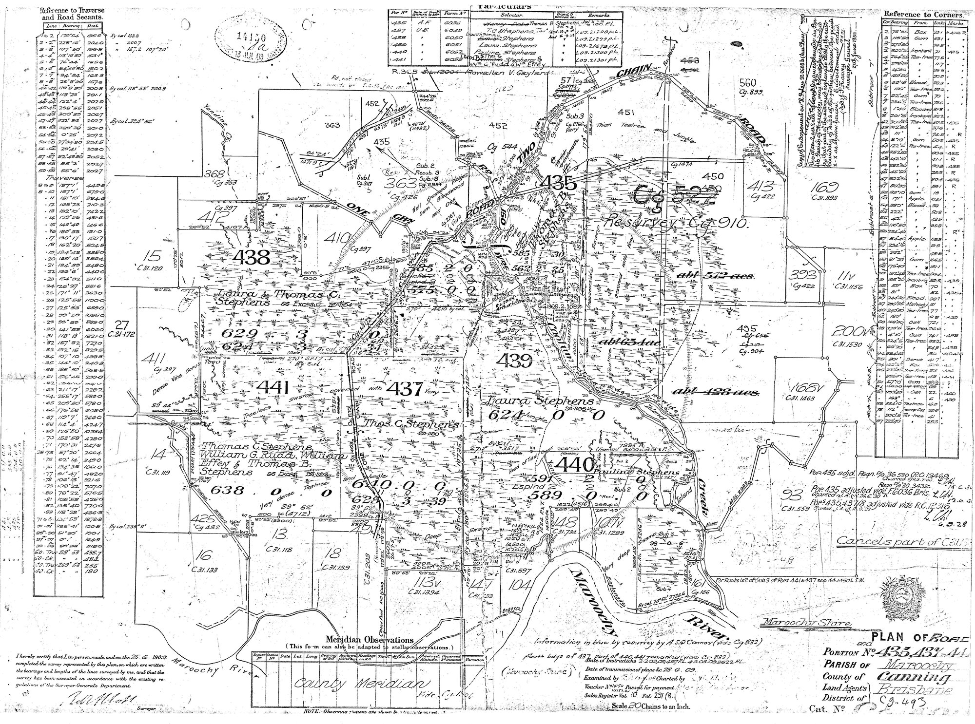Plan of Road - Maroochy Shire