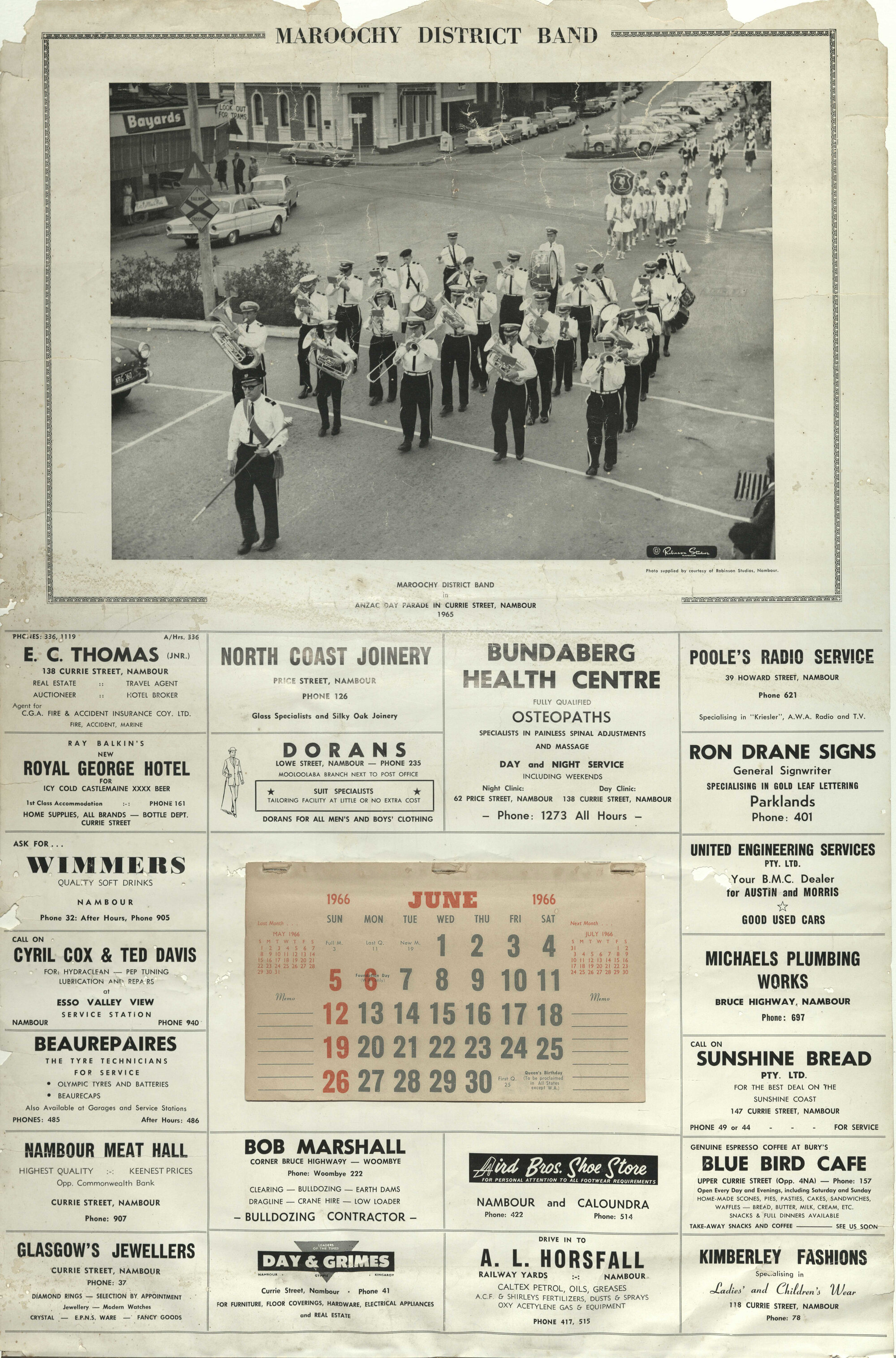 Maroochy District Map - Calendar