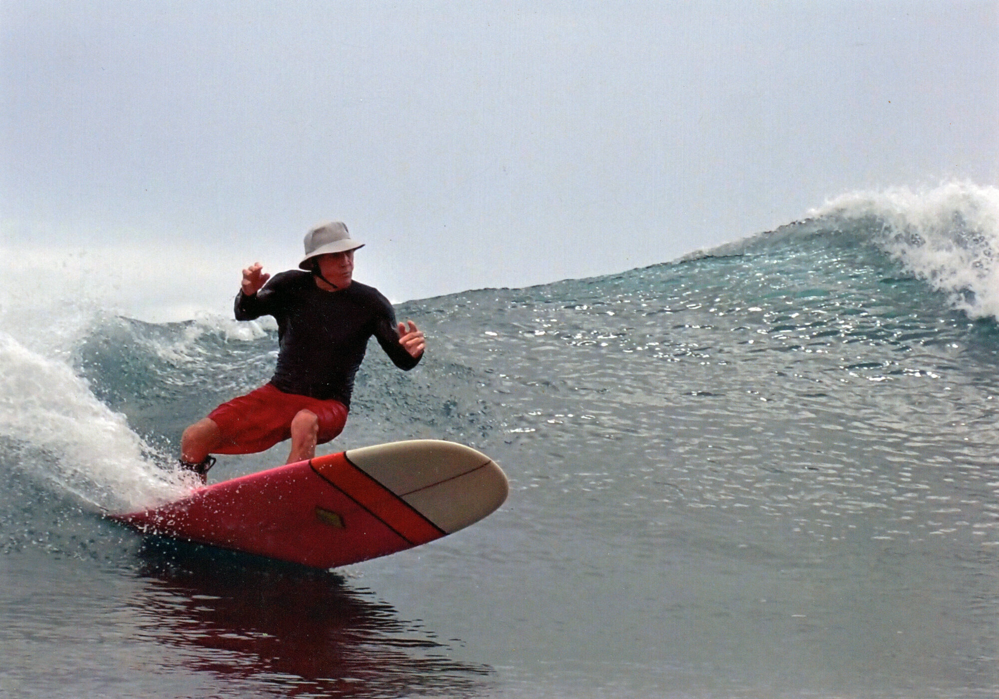 Barry Coulter surfing at New Island, Papua New Guinea