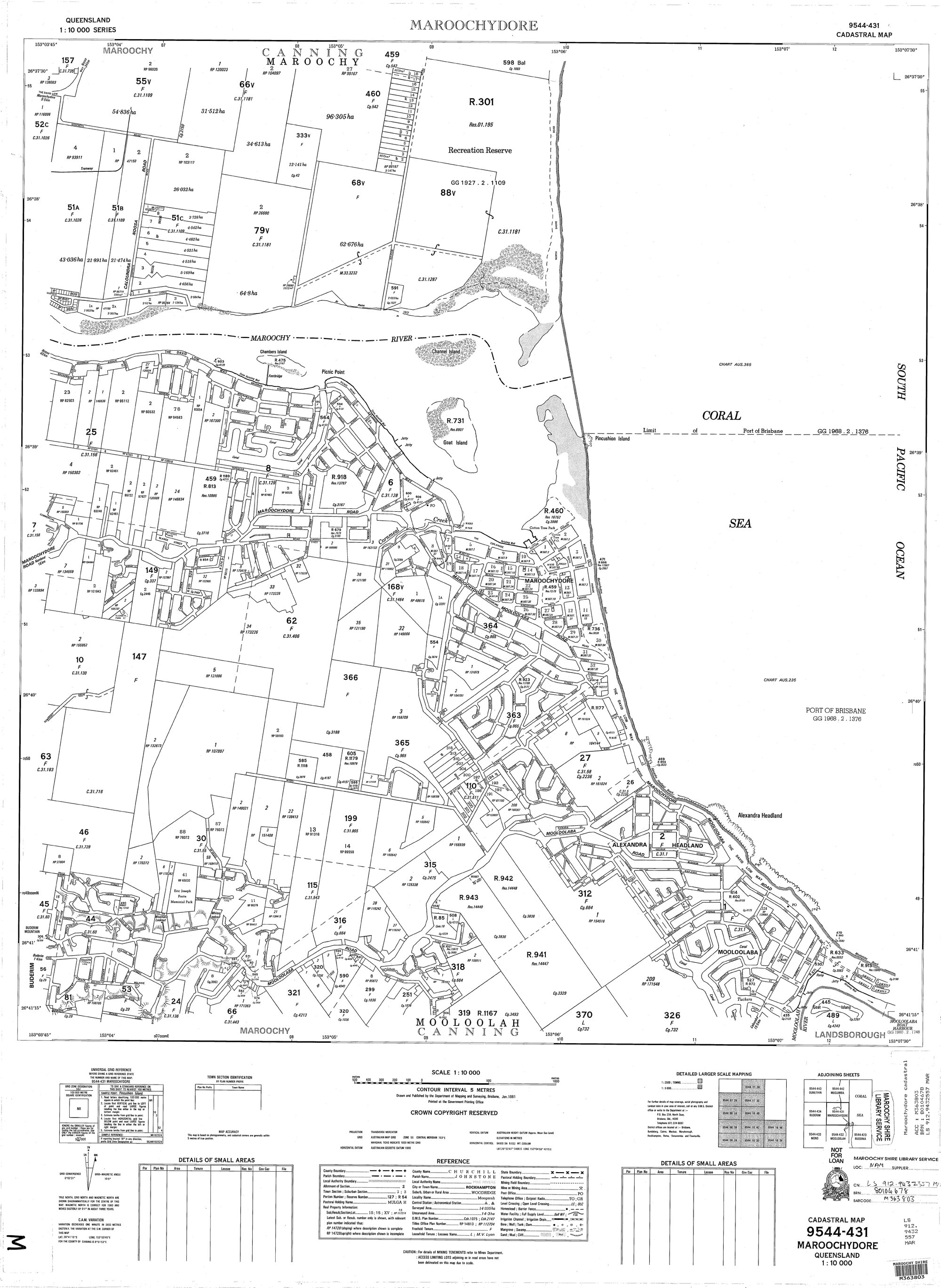 Maroochydore - Cadastral Map