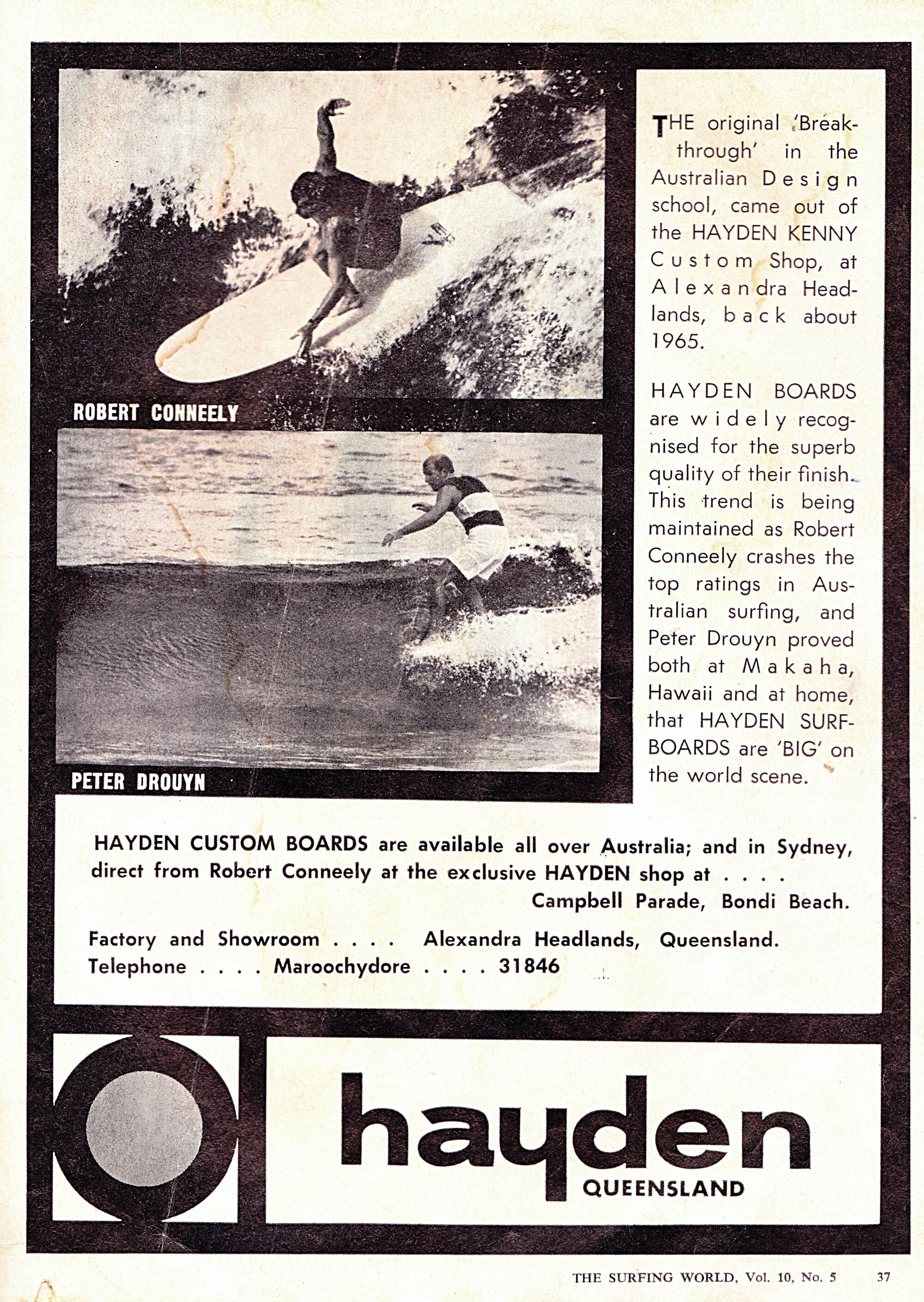 Surfing World promotional article