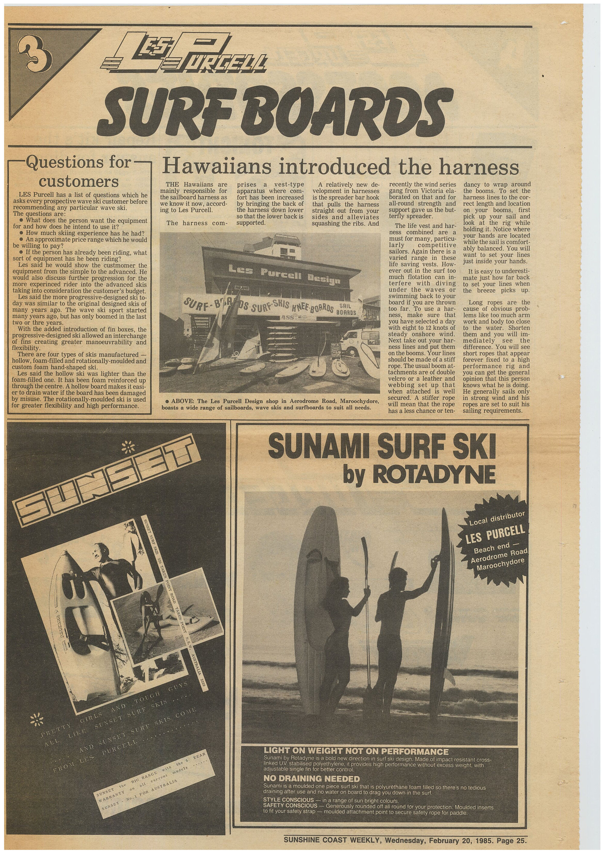 News clipping 1985