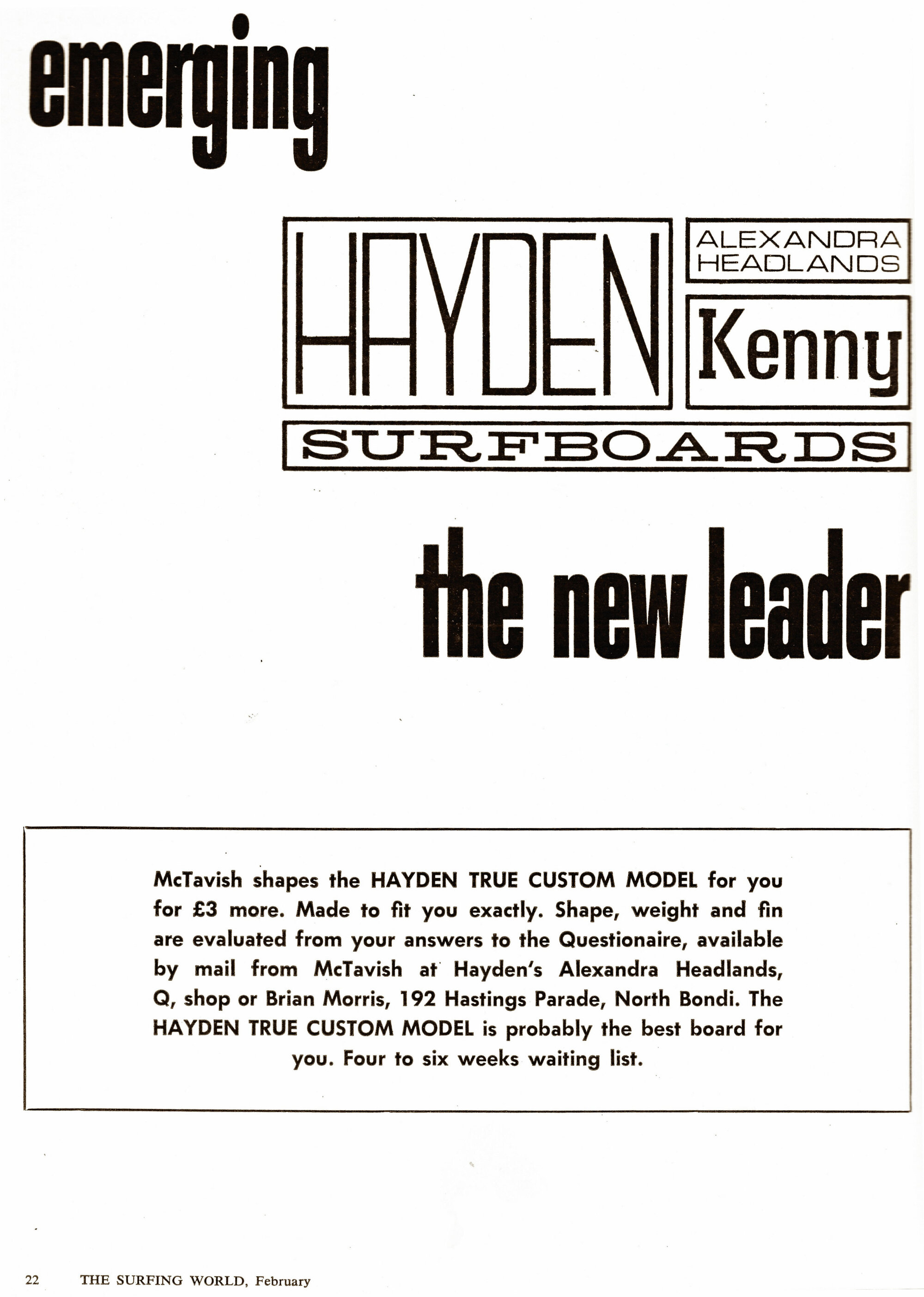 Logo and advertisement