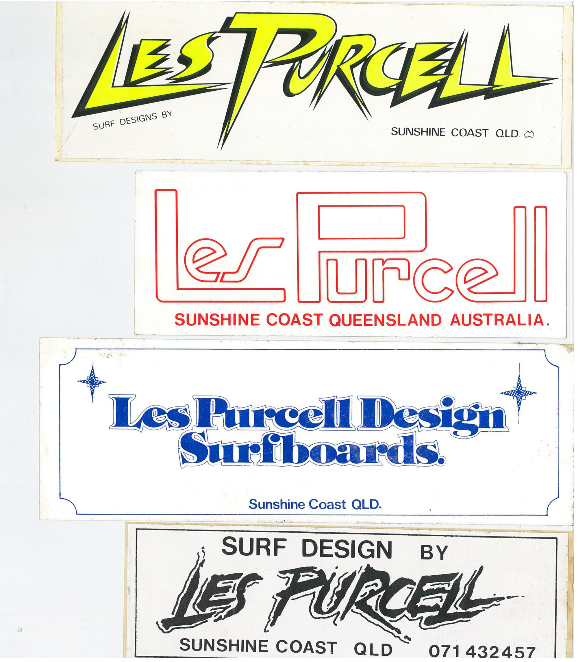 Les Purcell stickers