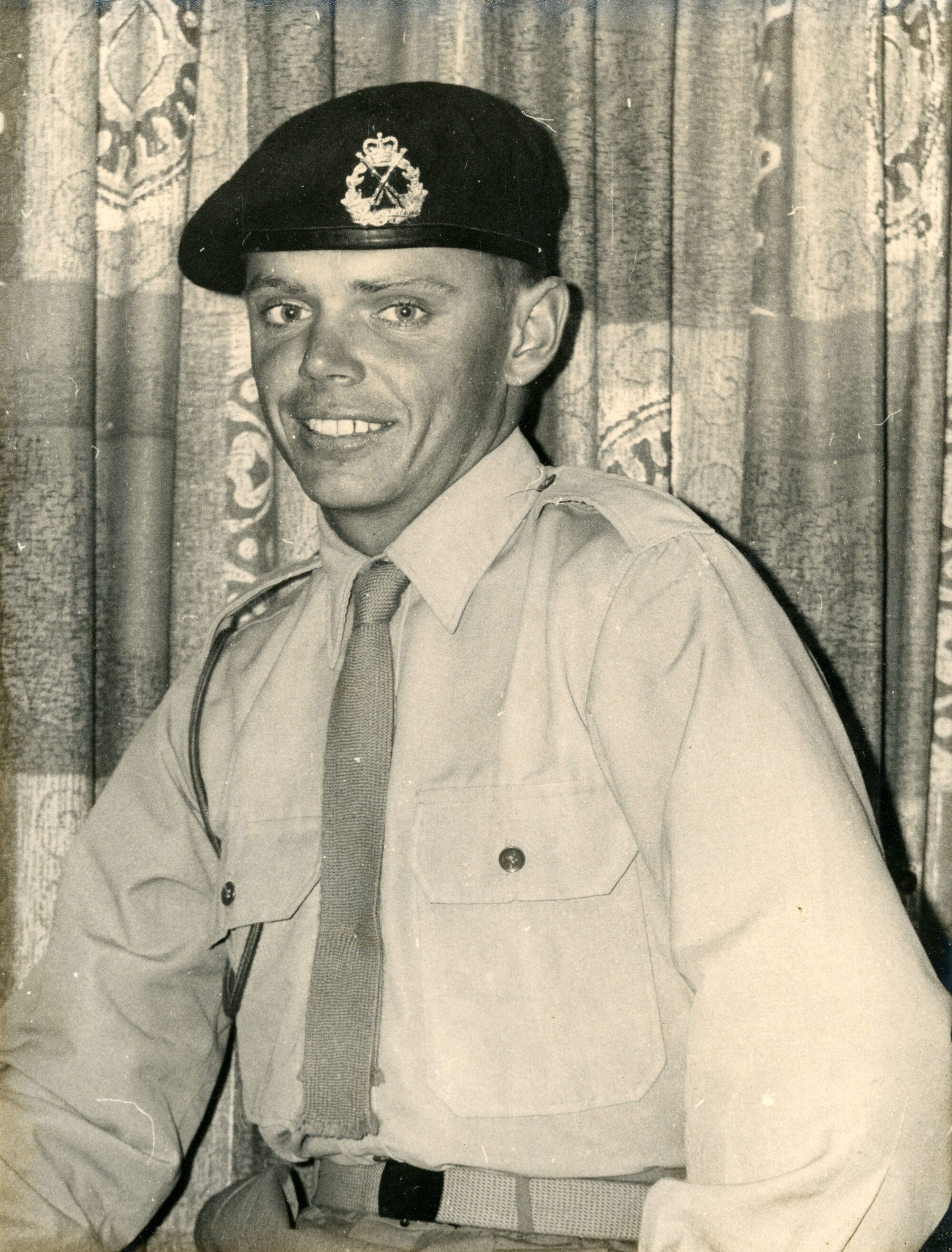 Les Purcell in 6RAR gear