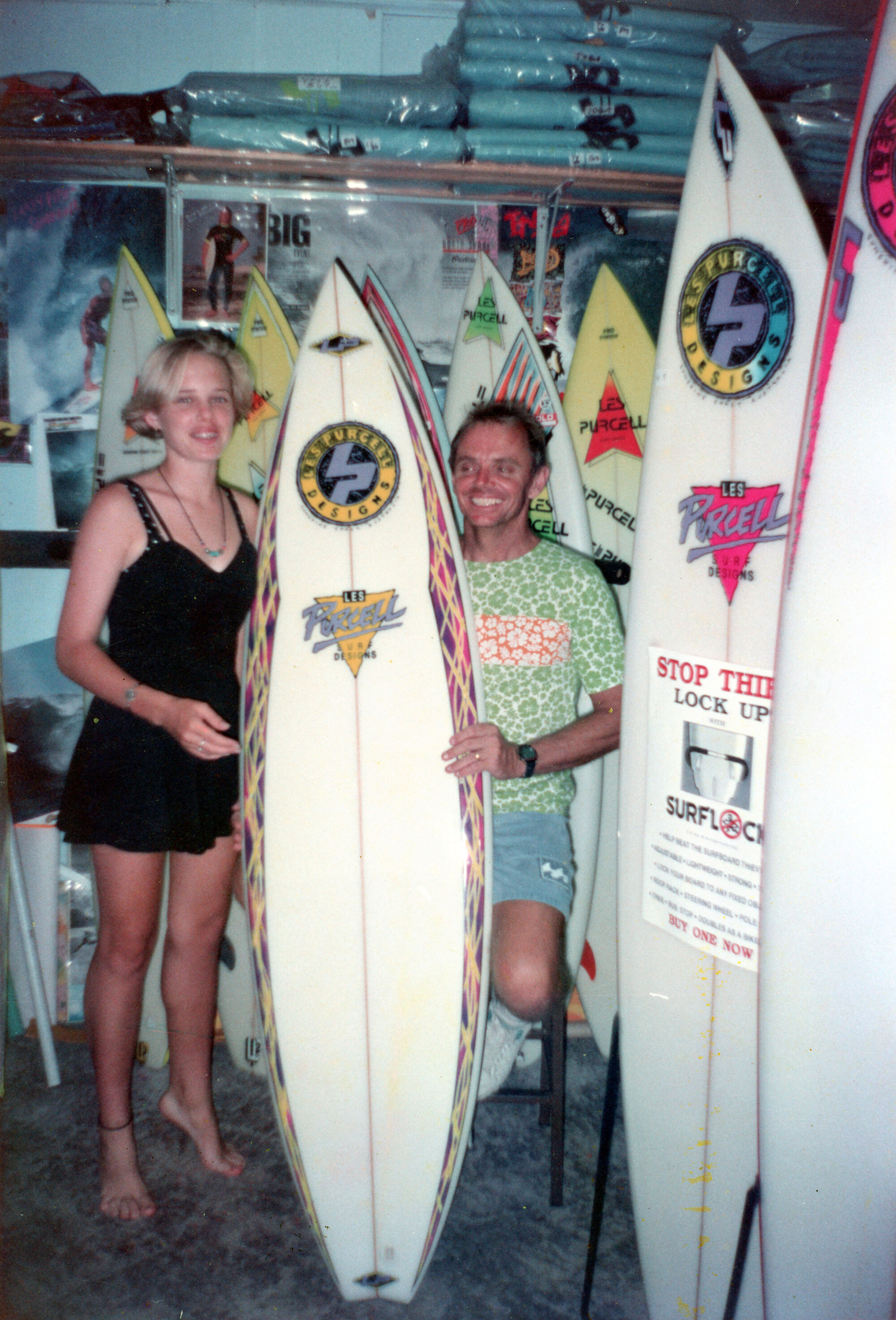 Les and Samantha, 1990