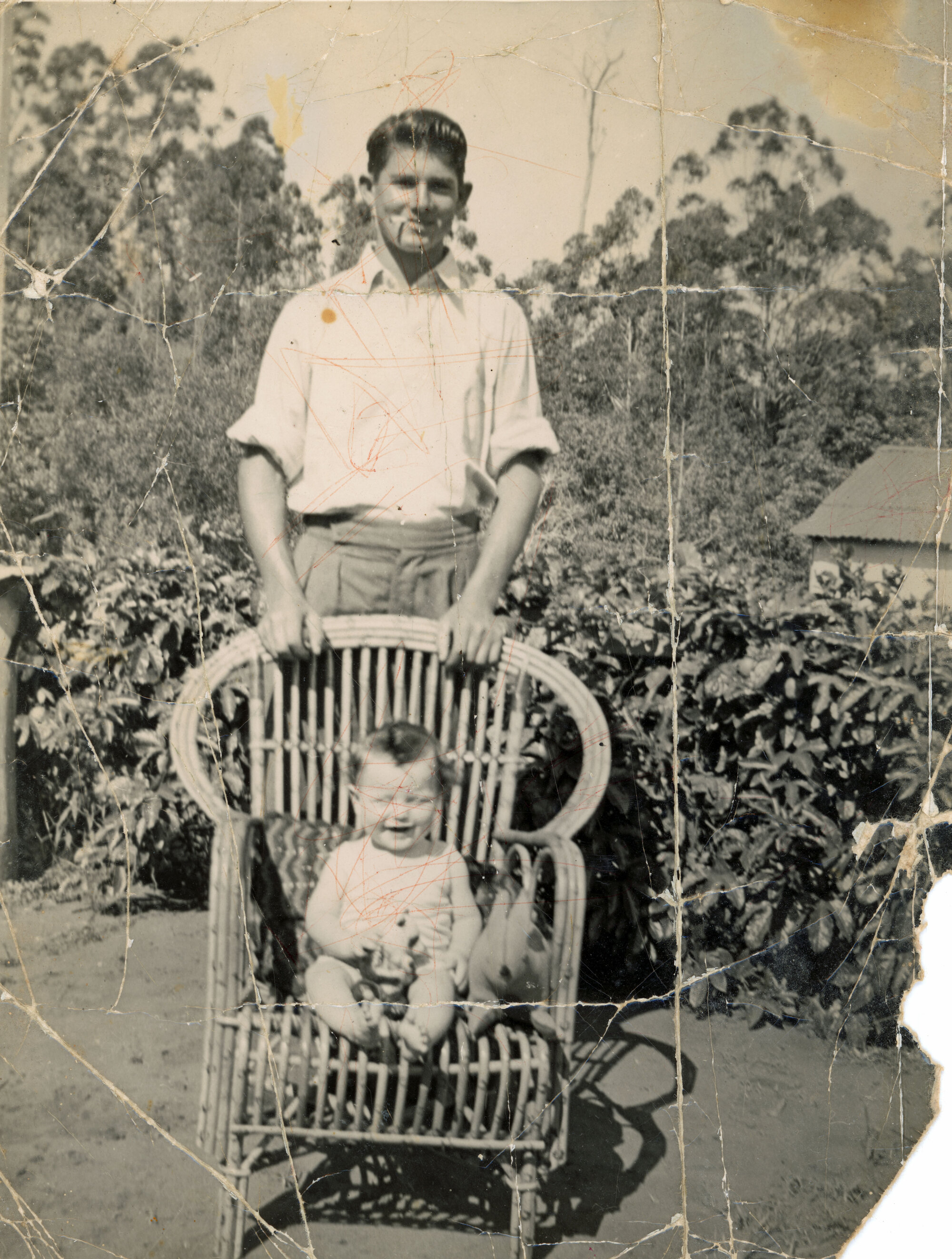 Les Purcell at 2 years old