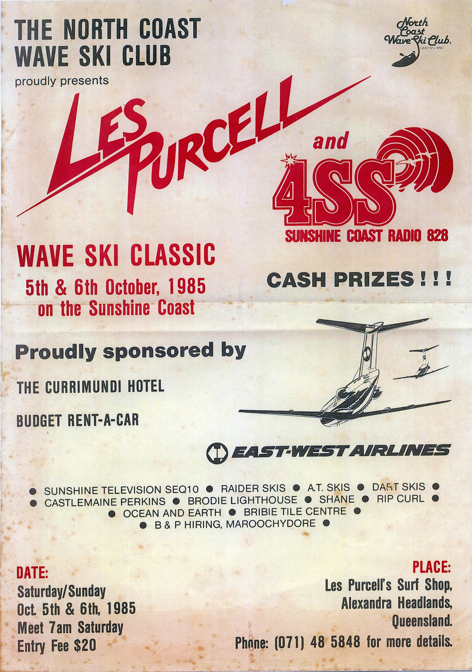 Wave Ski Classic Poster, 1985