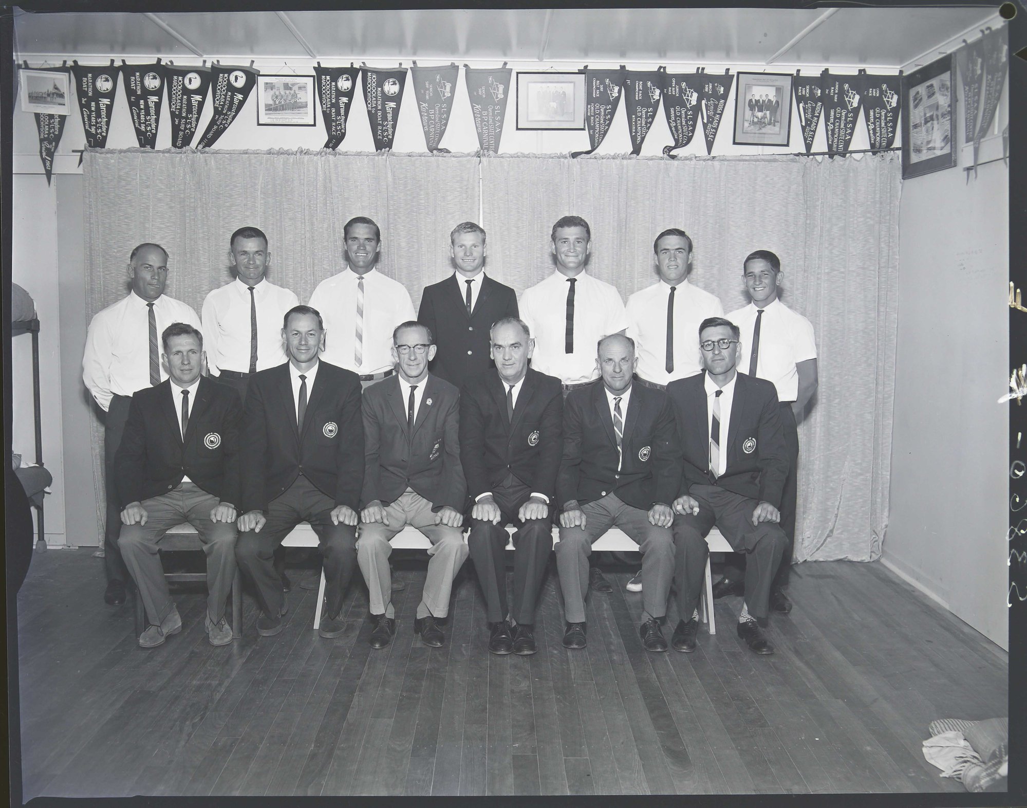#10 - 1966 Maroochydore Surf Life Savers groups - group in uniform