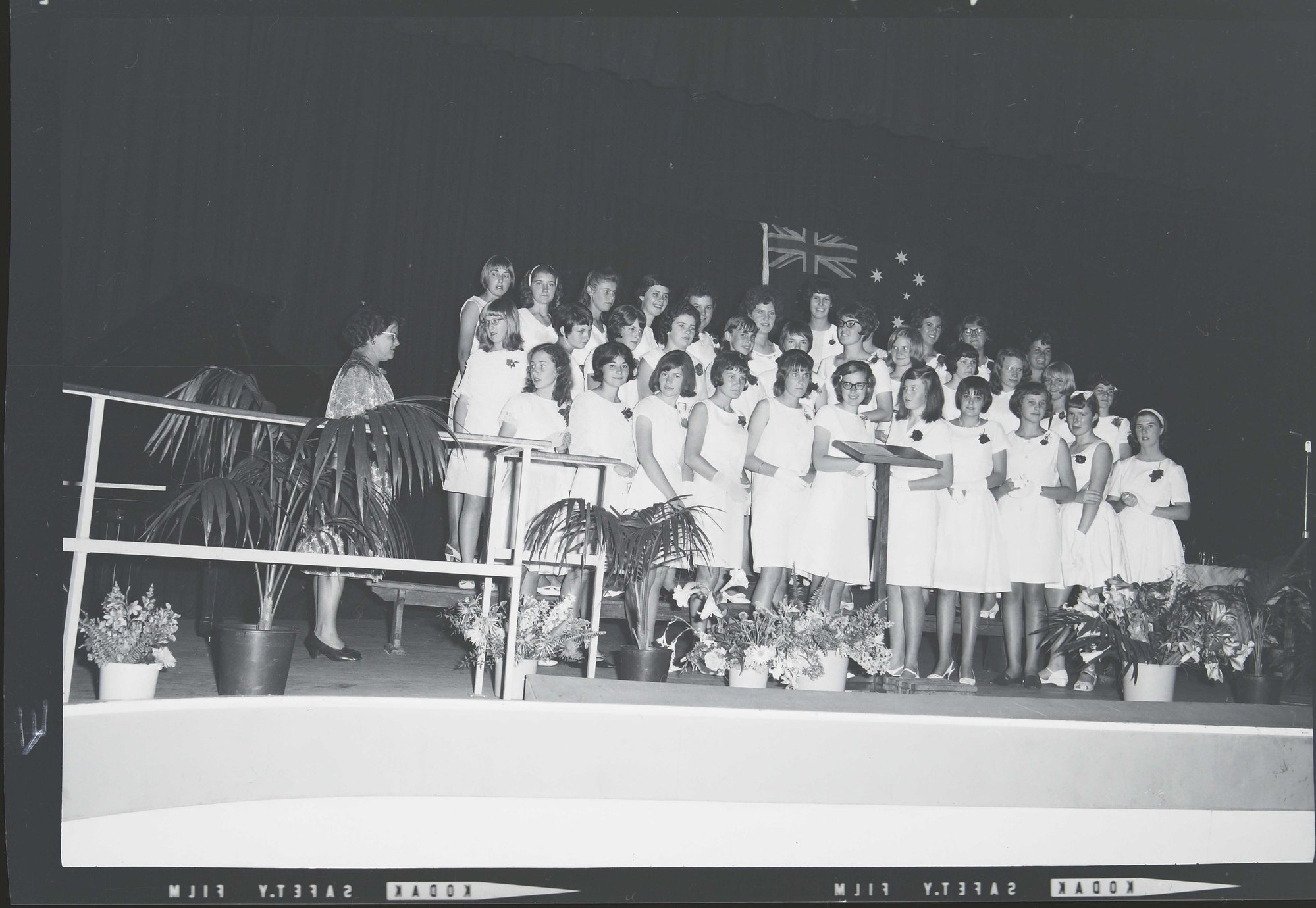 #21- 1966 Choir at Nambour High School Speech Night 1966