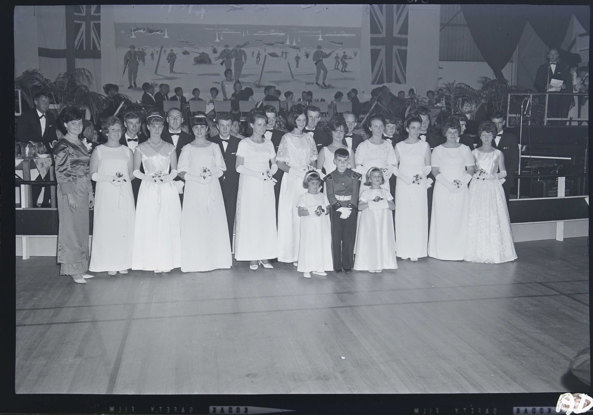 #27 - 1967 RSL Deb Ball, Nambour - group with partners