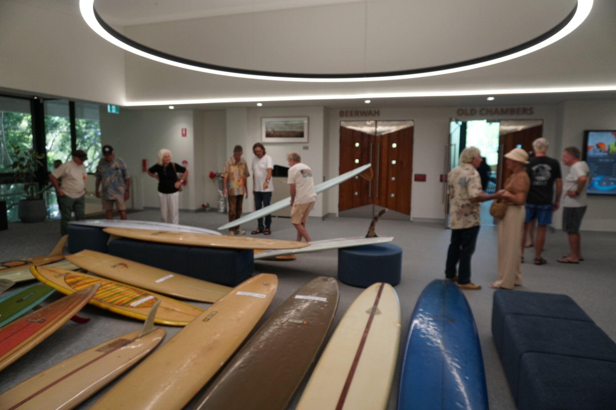 Surfboards on Display