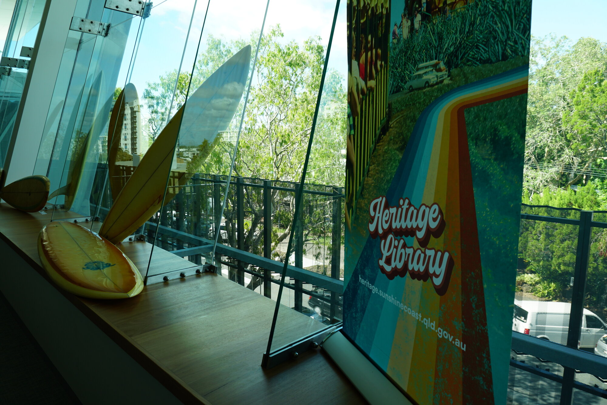 History of Surfing Launch Heritage Display