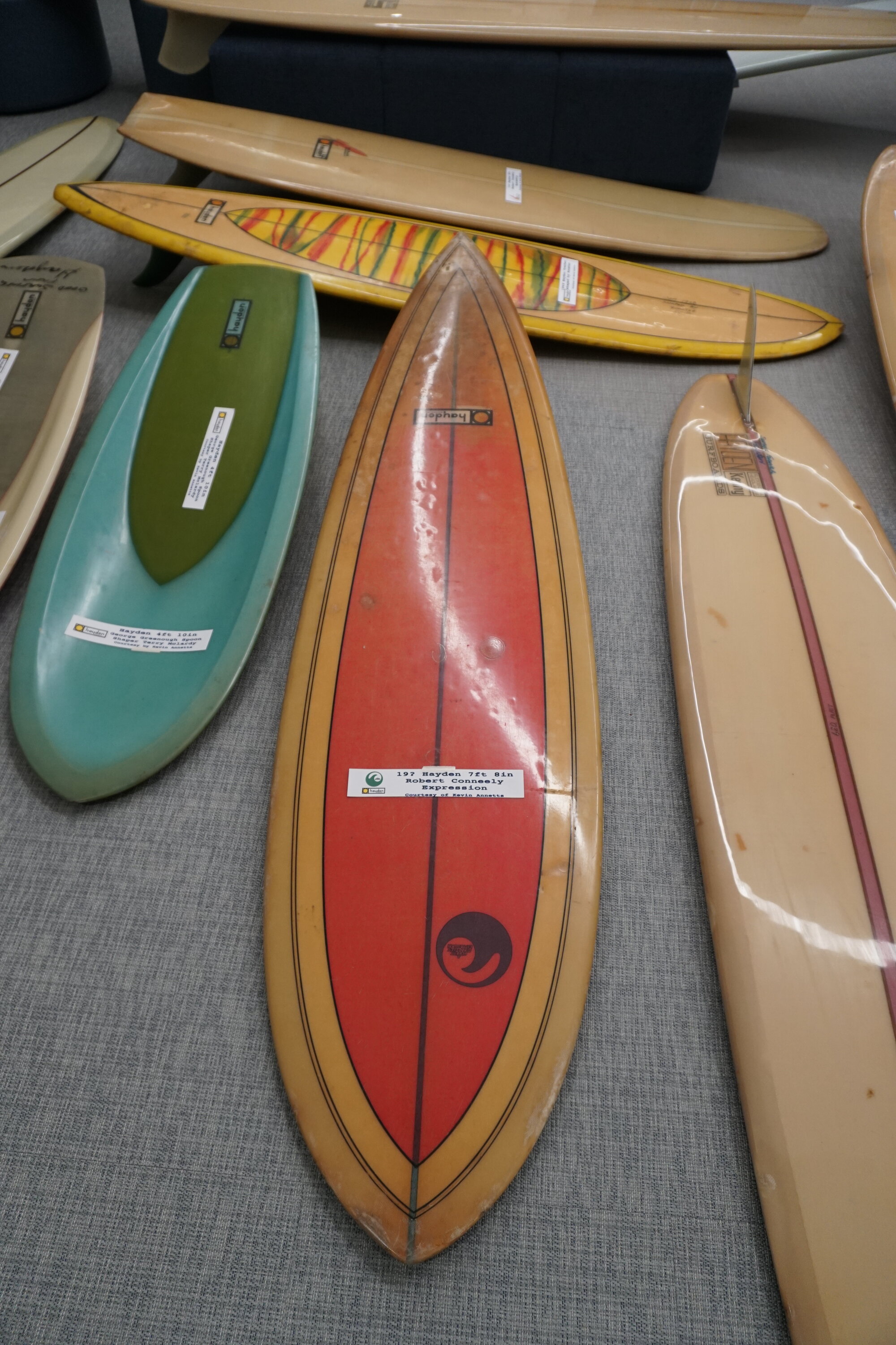 Surfboards on Display