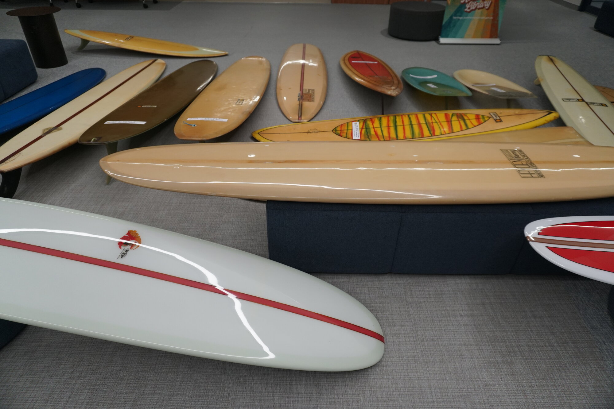 Surfboards on Display