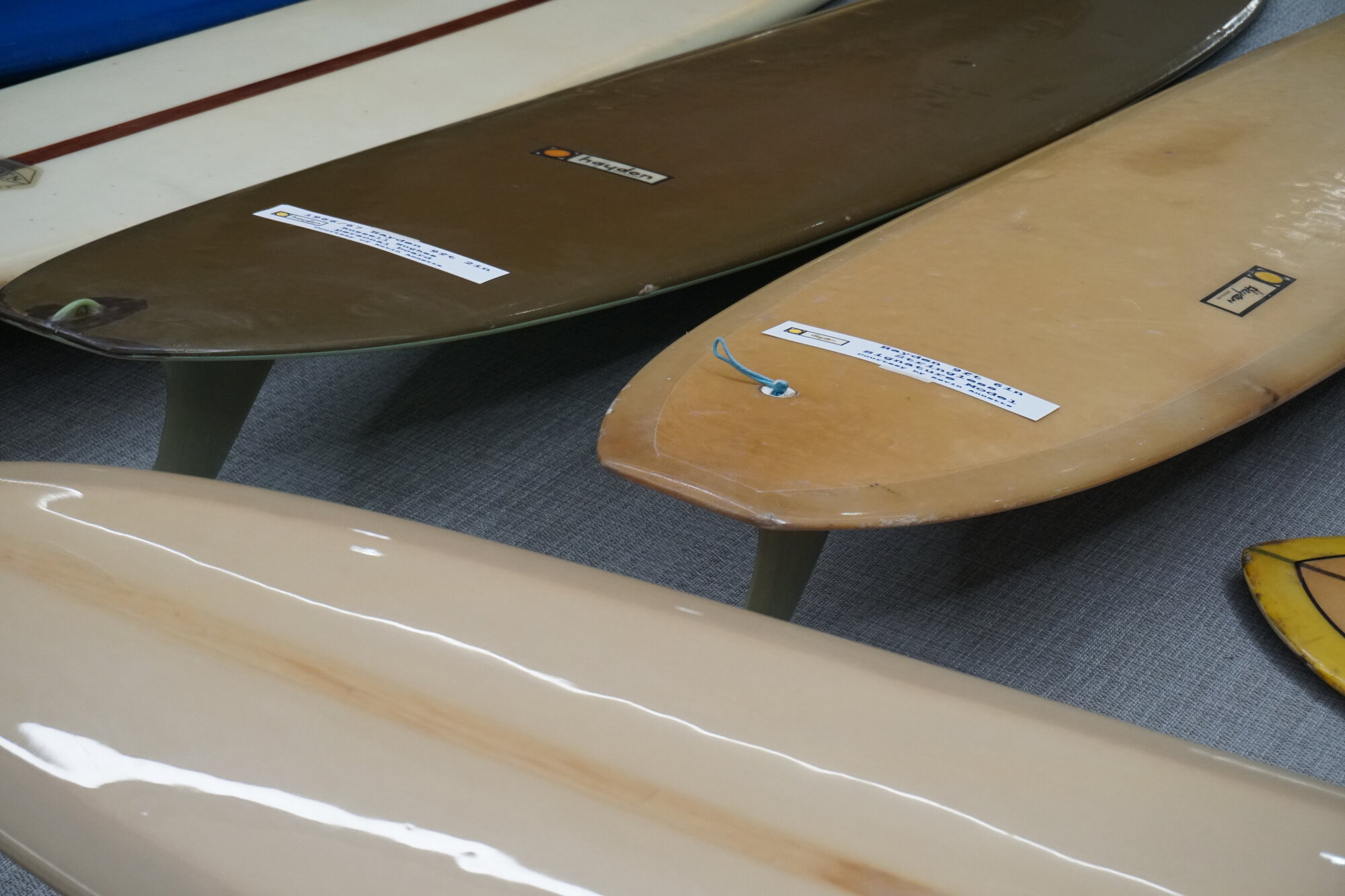 Surfboards on Display