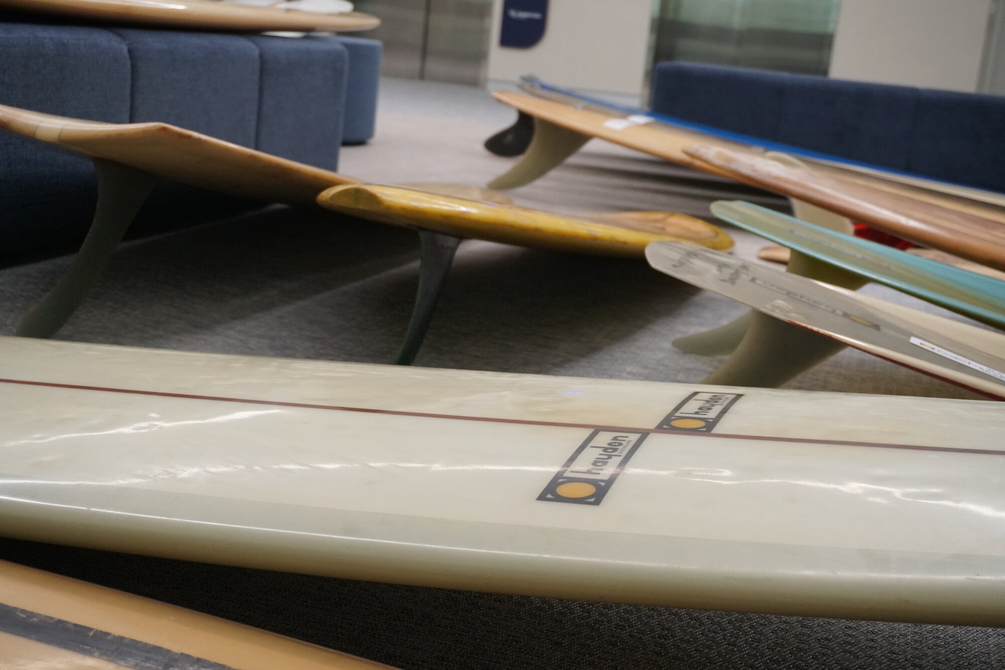 Surfboards on Display