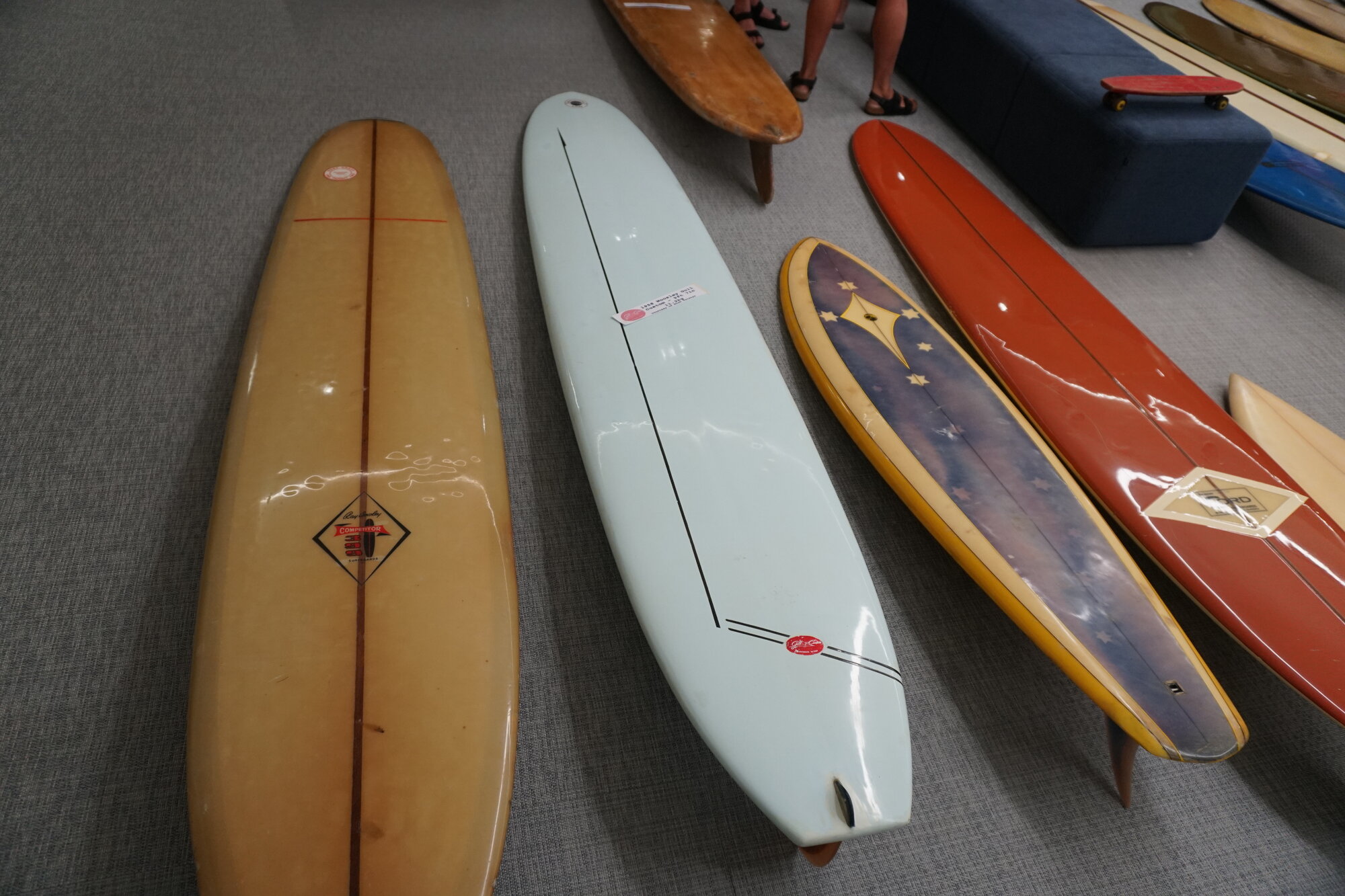 Surfboards on Display