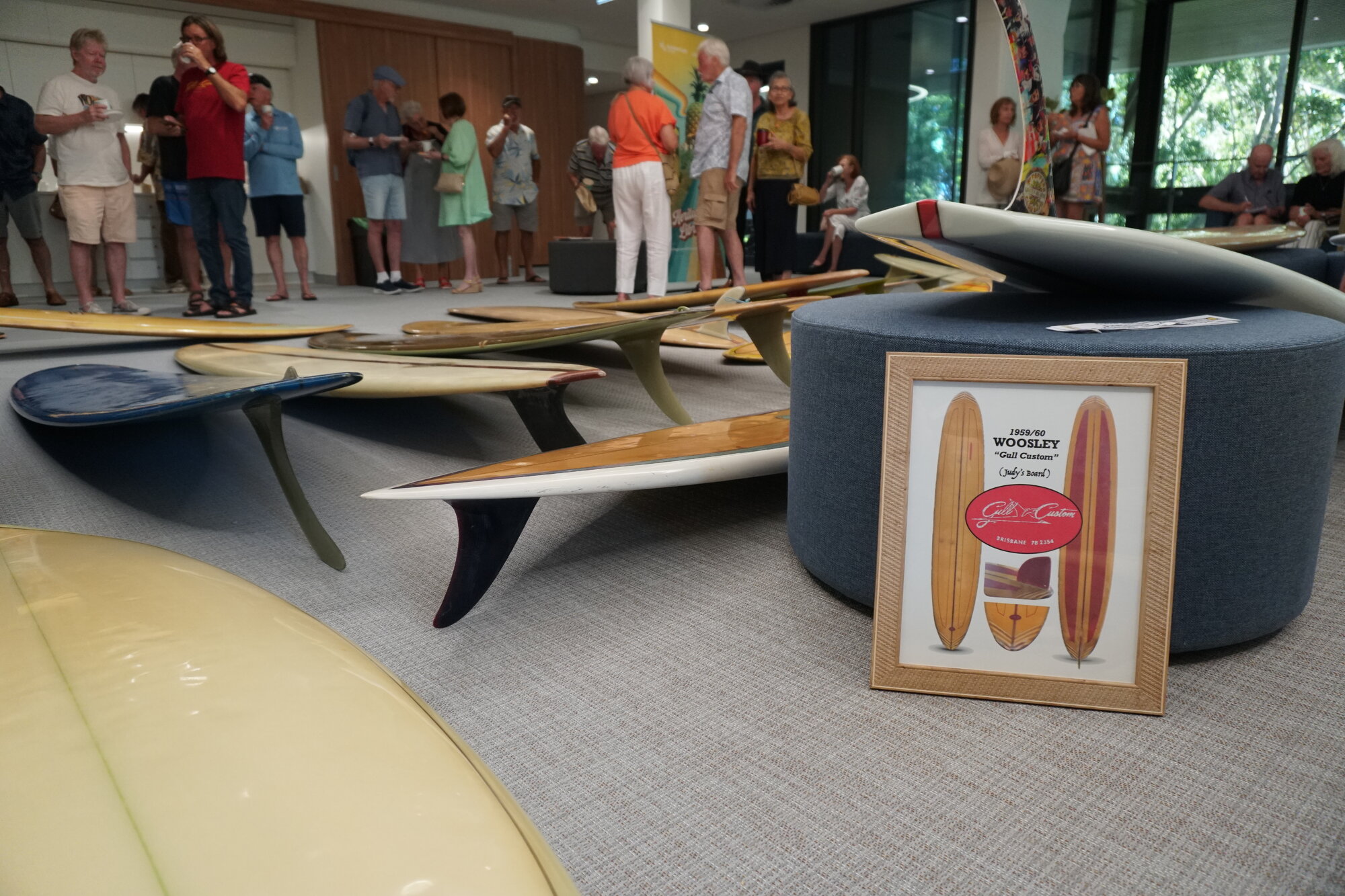 Surfboards on Display