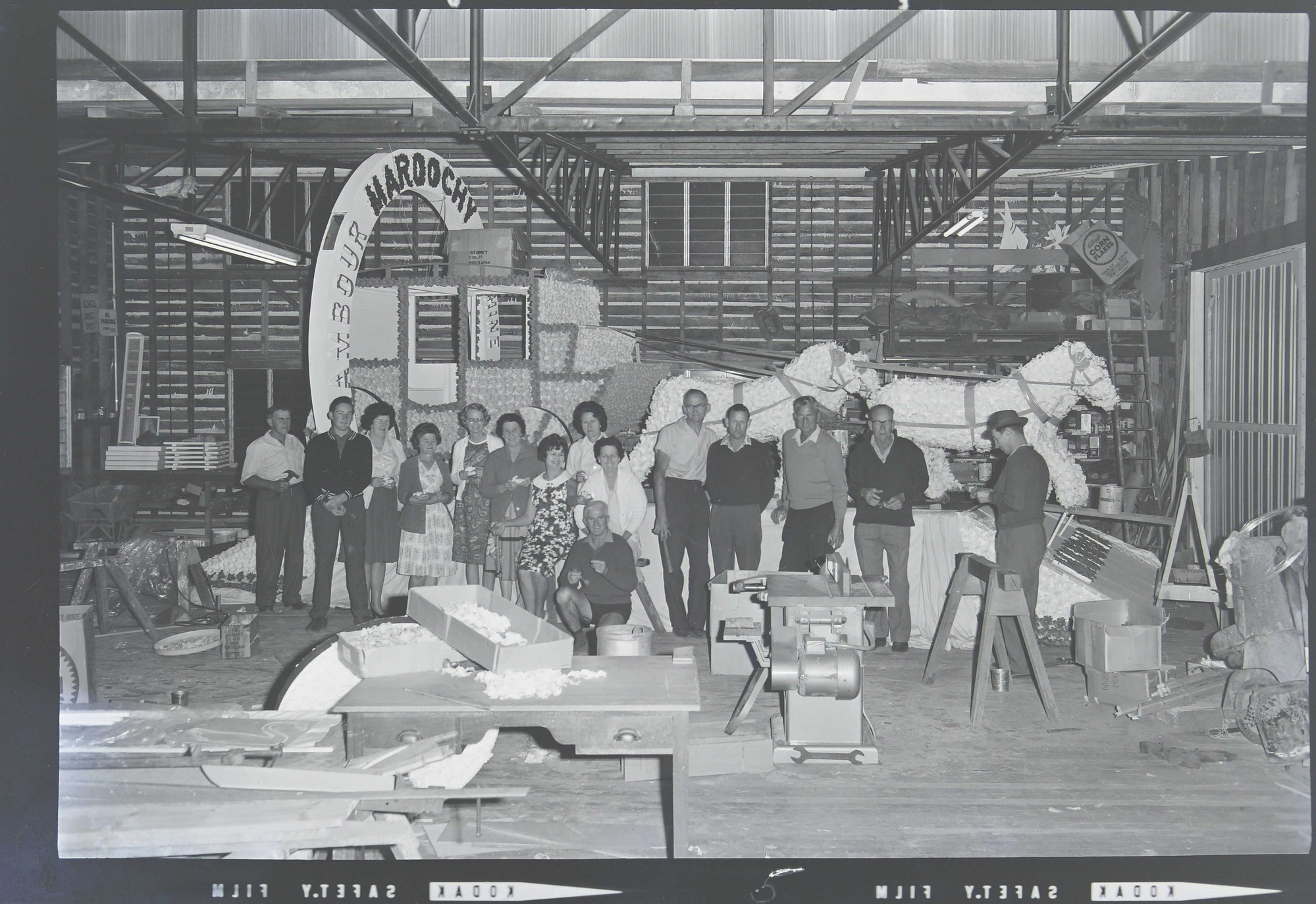#49 - 1966 Volunteer workers on Council float - Warana Festival 1966