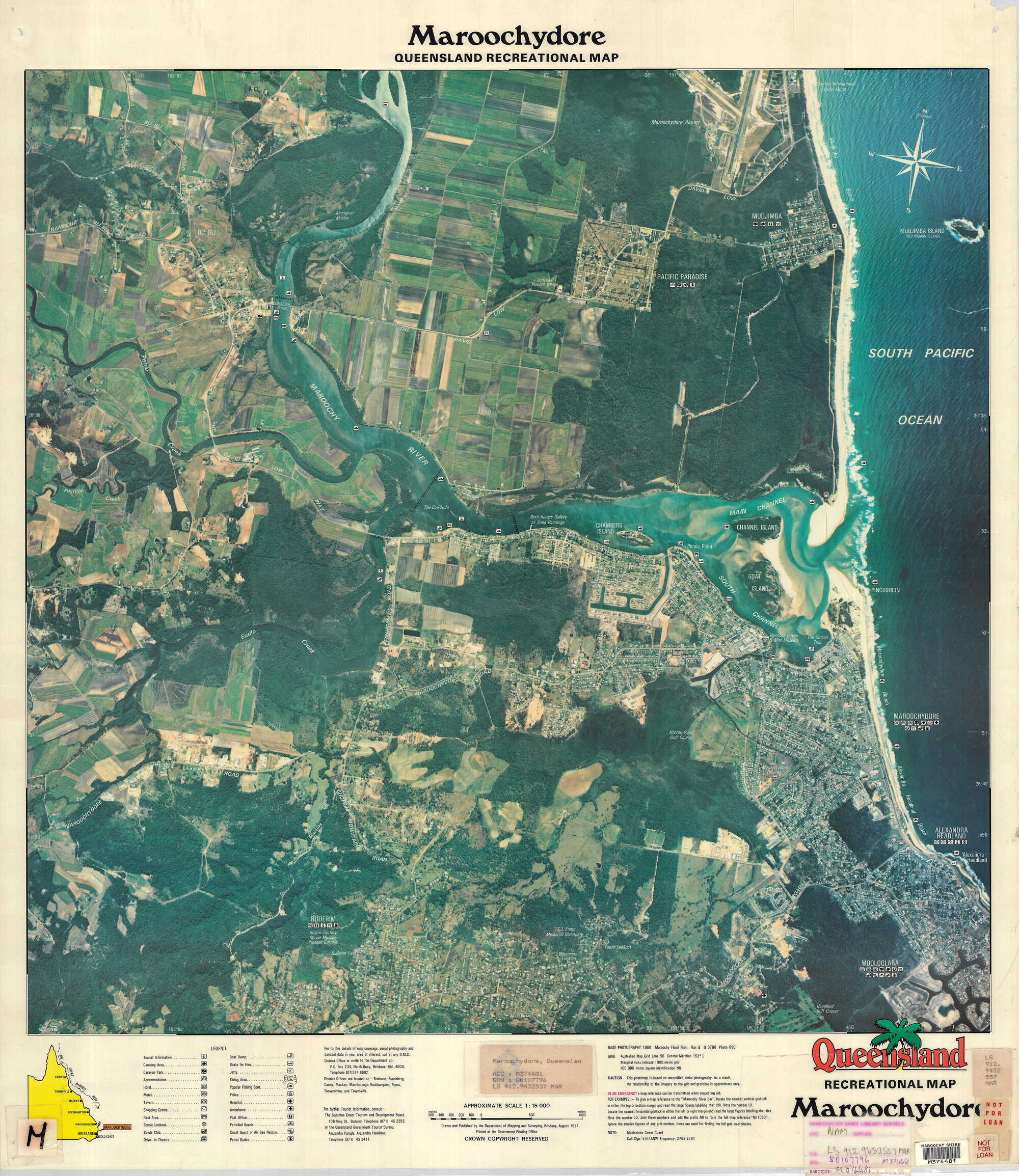 Maroochydore - Queensland Recreational Map