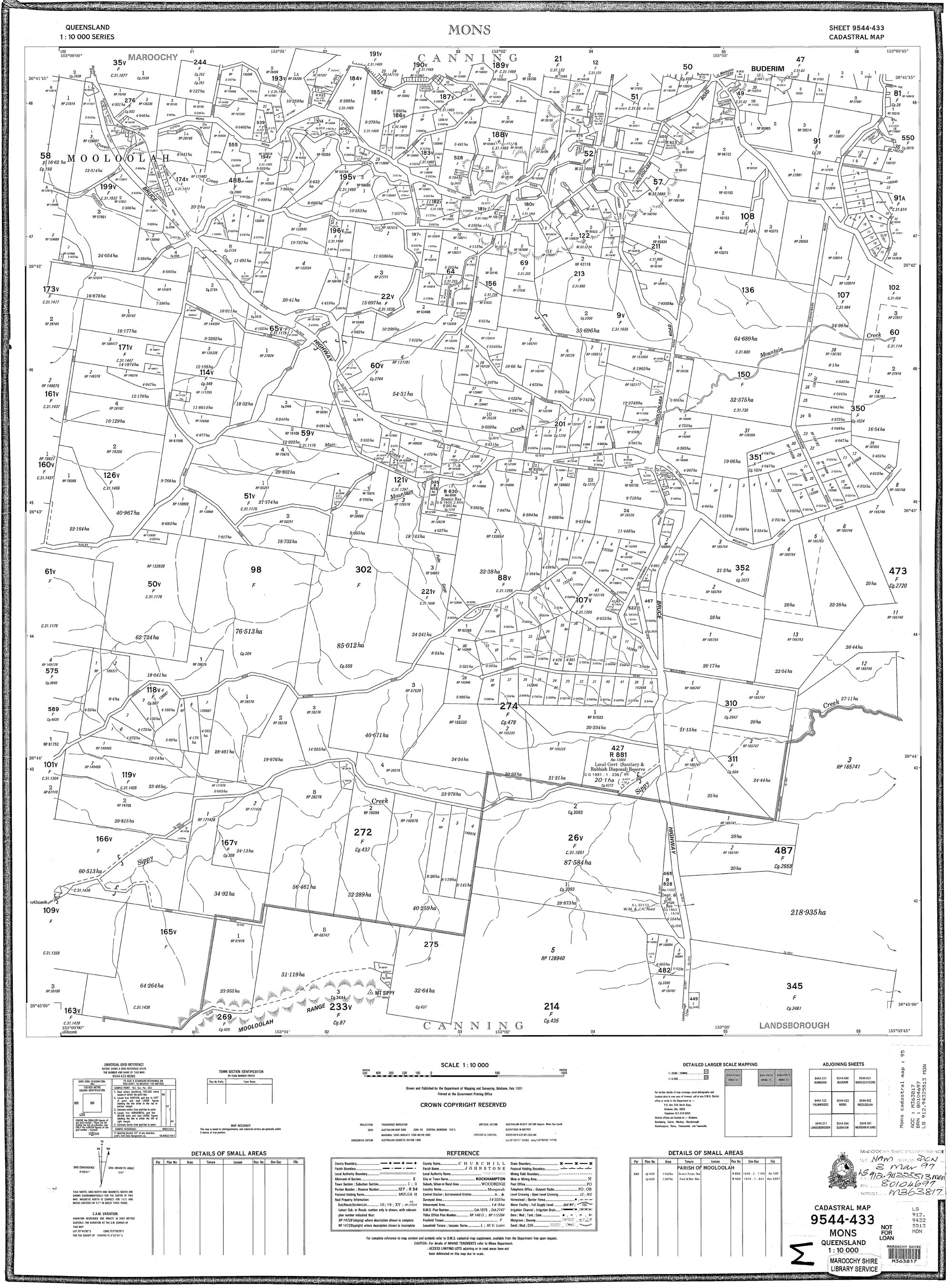Mons - Cadastral Map