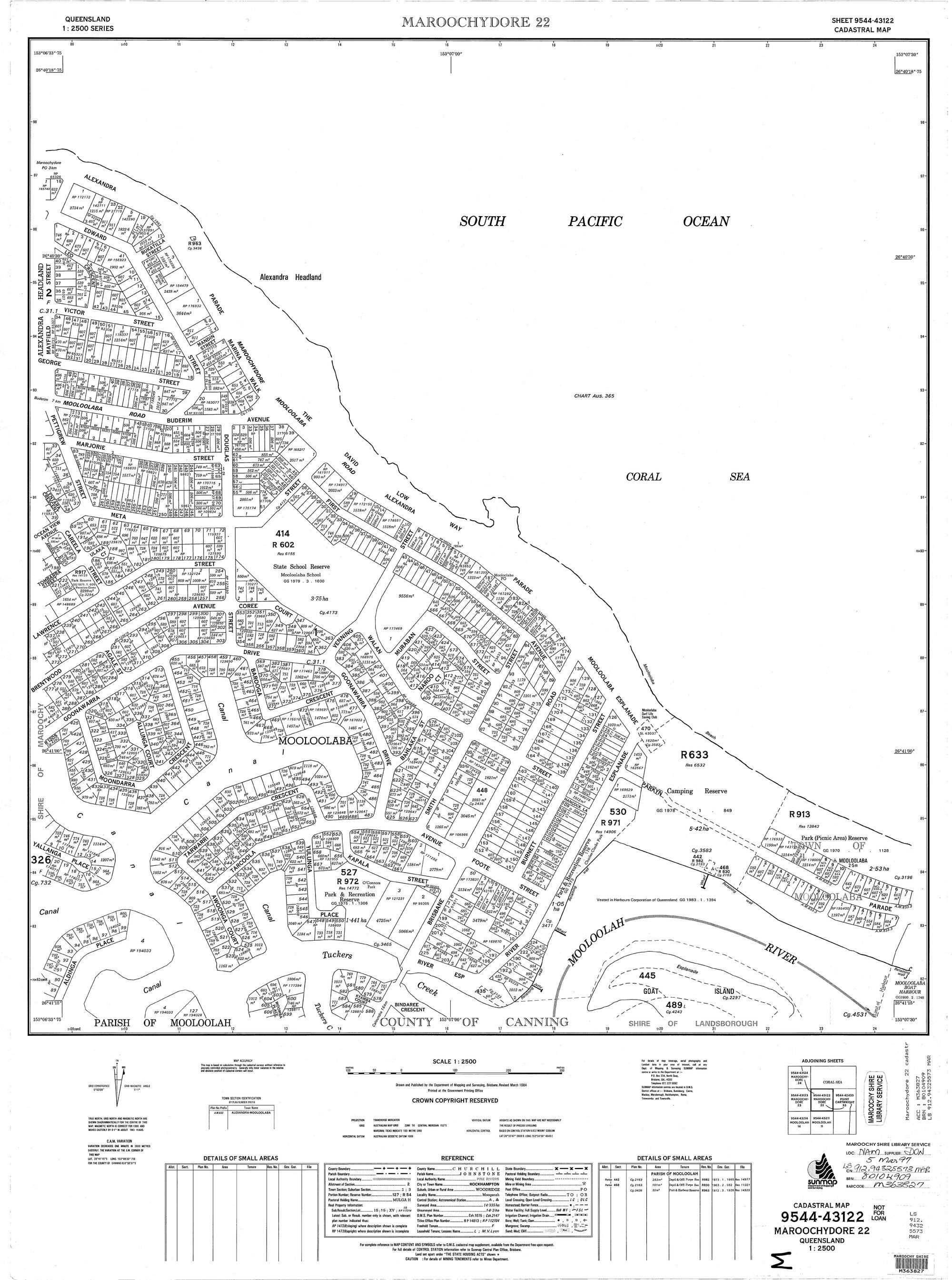 Maroochydore 22 - Cadastral Map