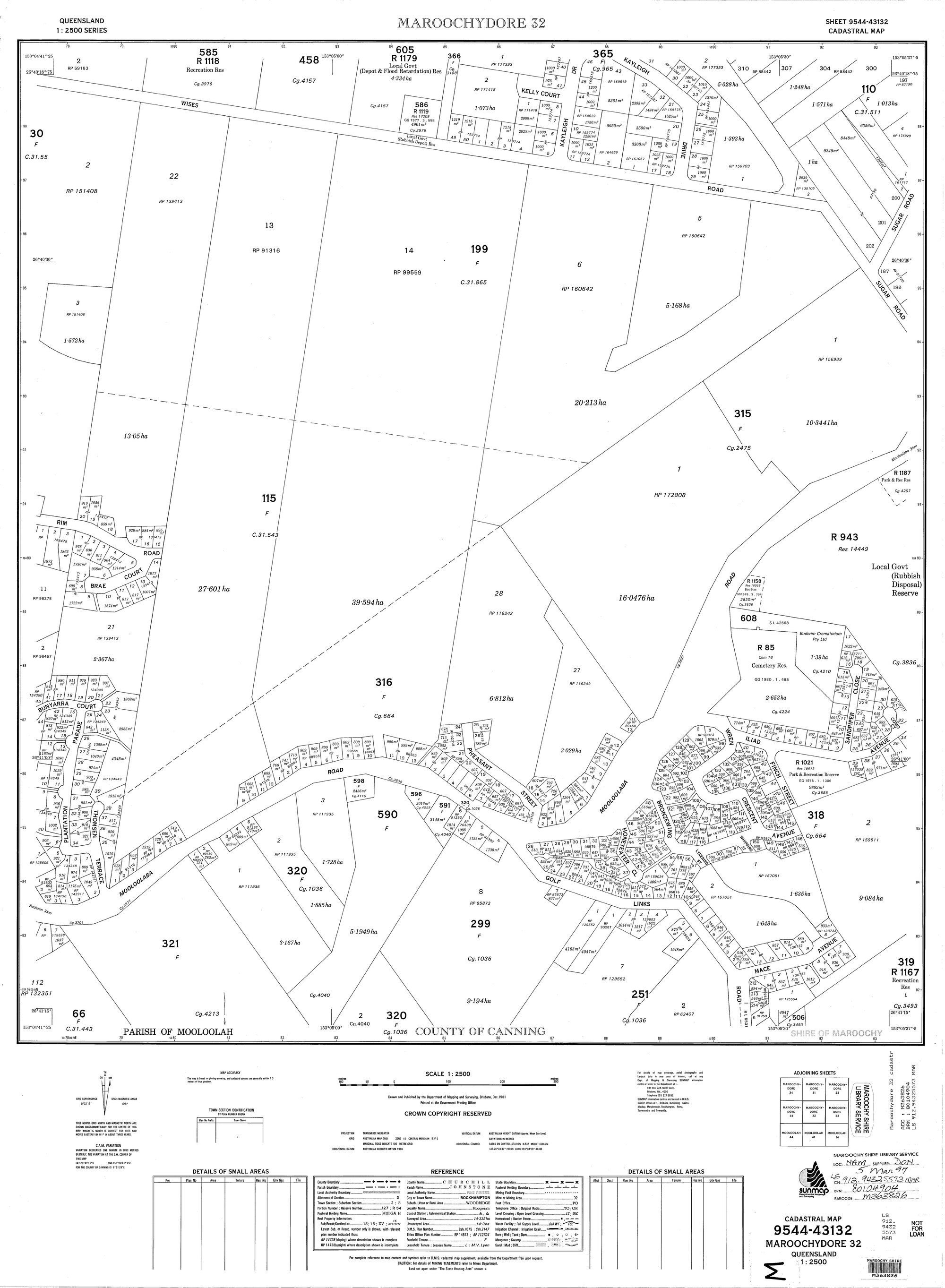 Maroochydore 32 - Cadastral Map