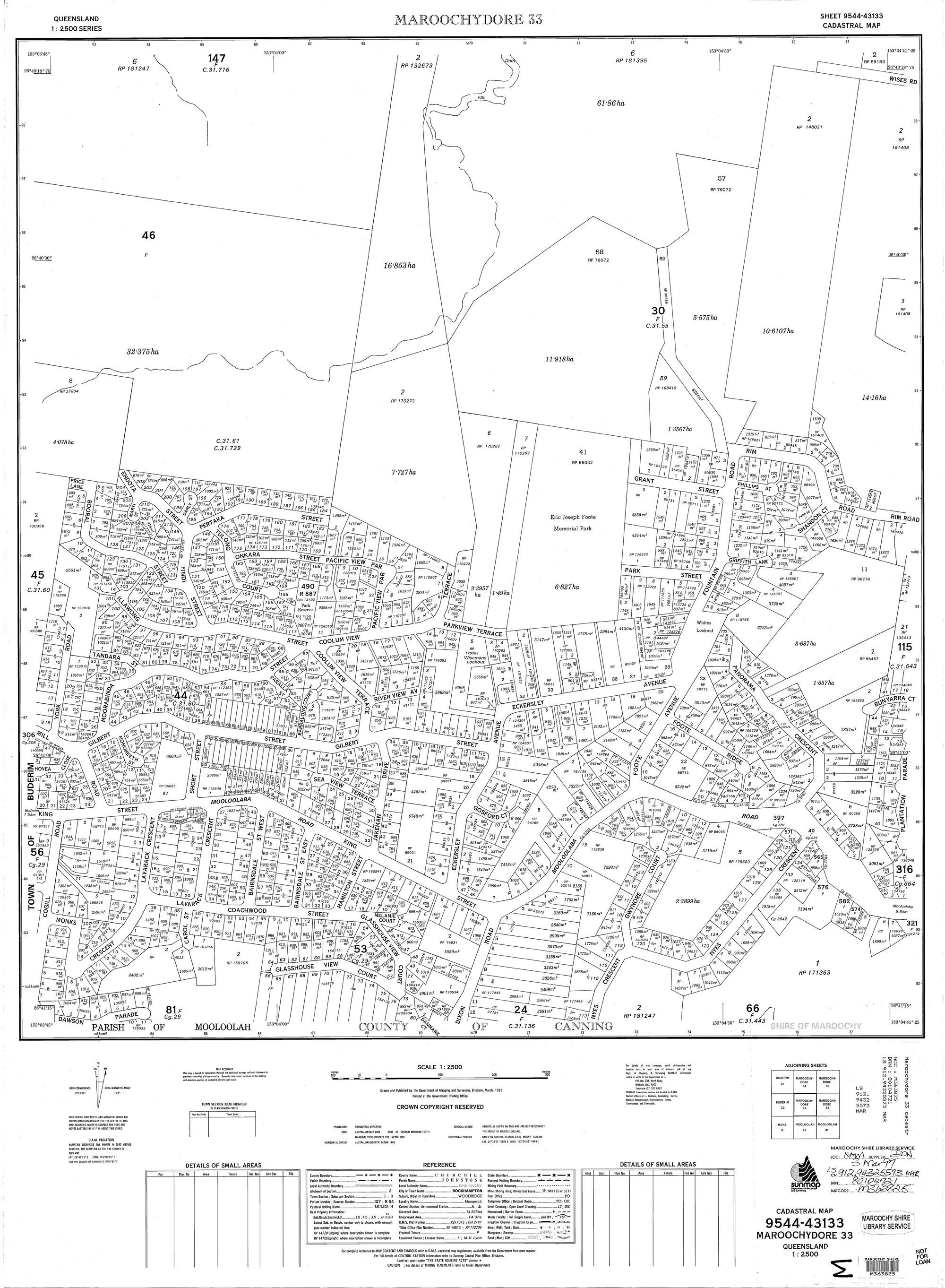 Maroochydore 33 - Cadastral Map