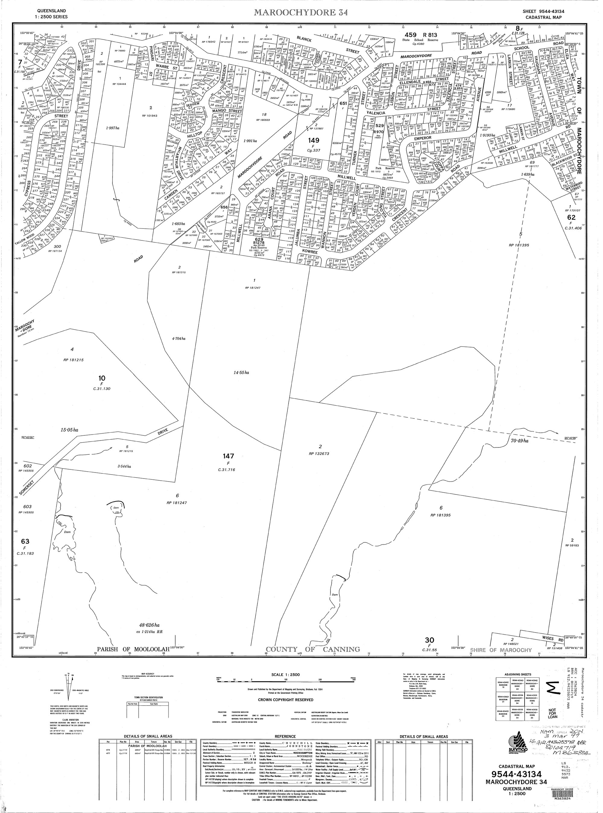 Maroochydore 34 - Cadastral Map