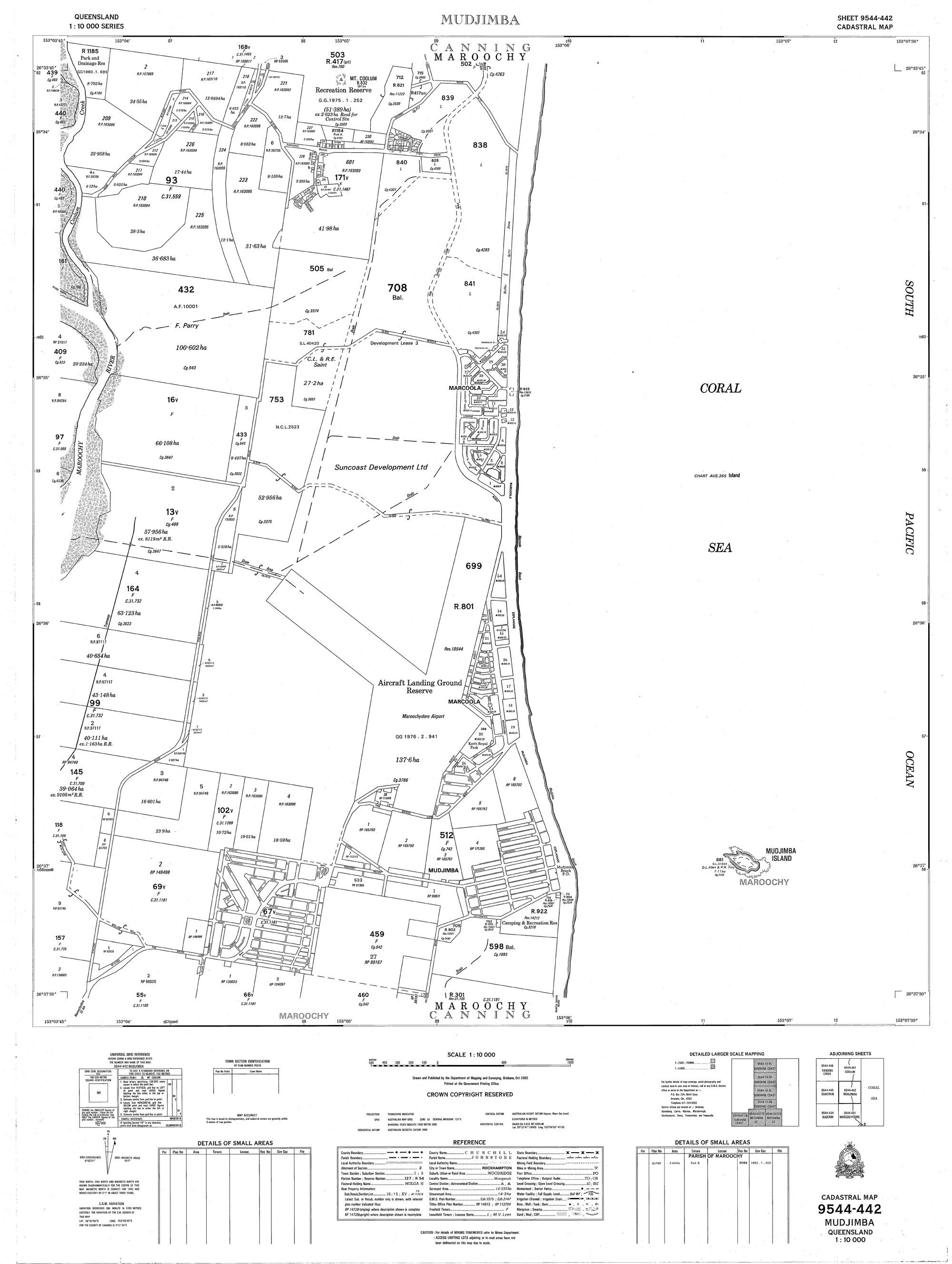 Mudjimba - Cadastral Map
