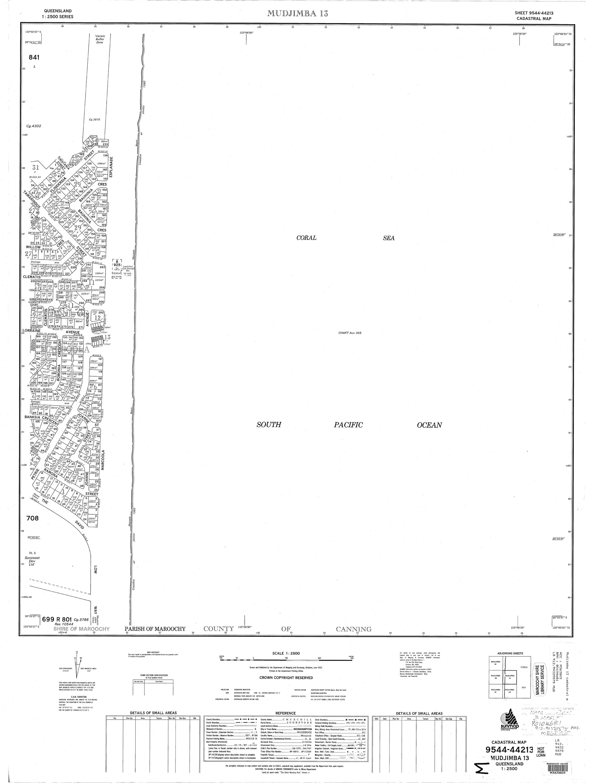 Mudjimba 13 - Cadastral Map