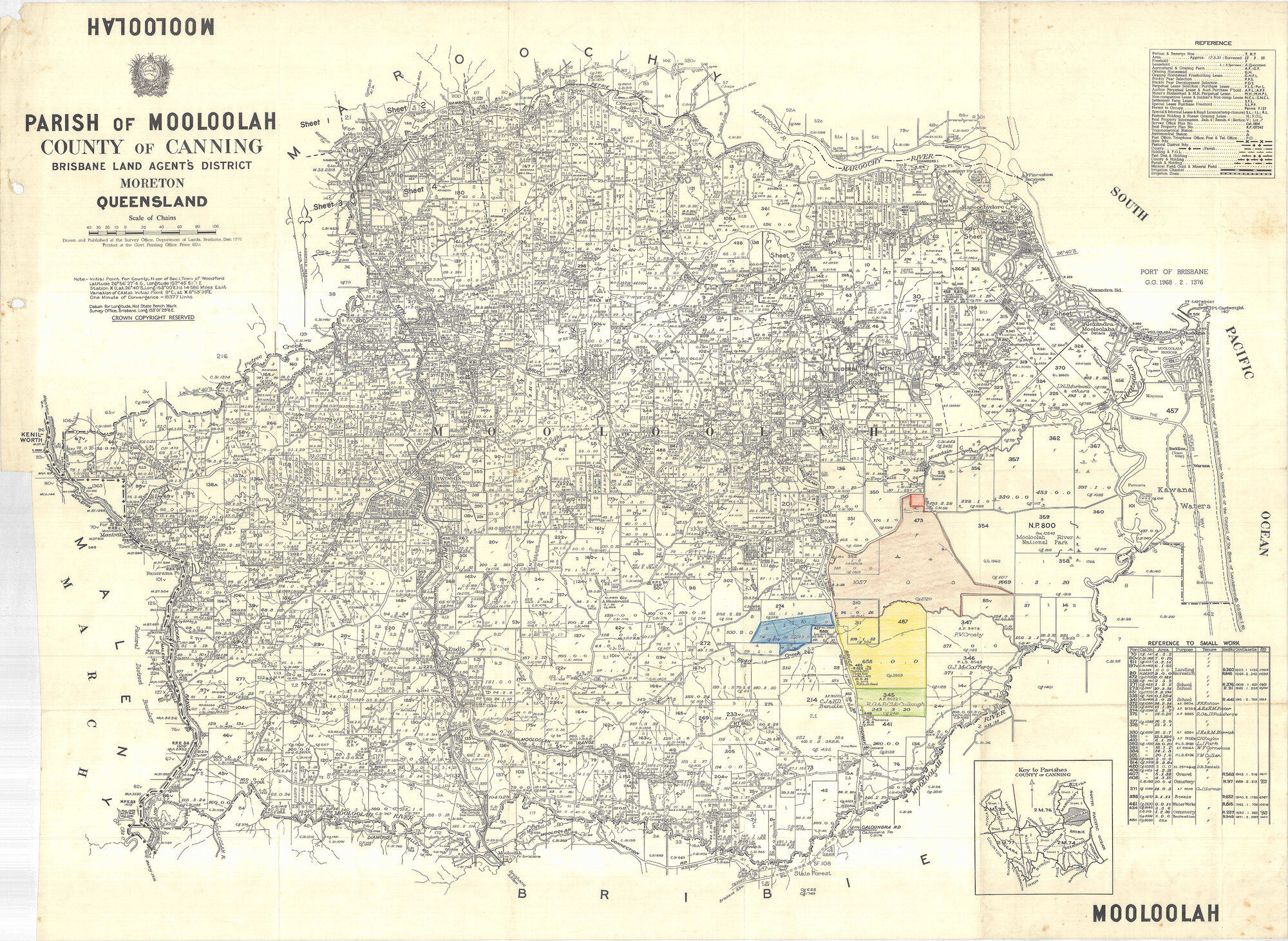 Parish of Mooloolah December 1971