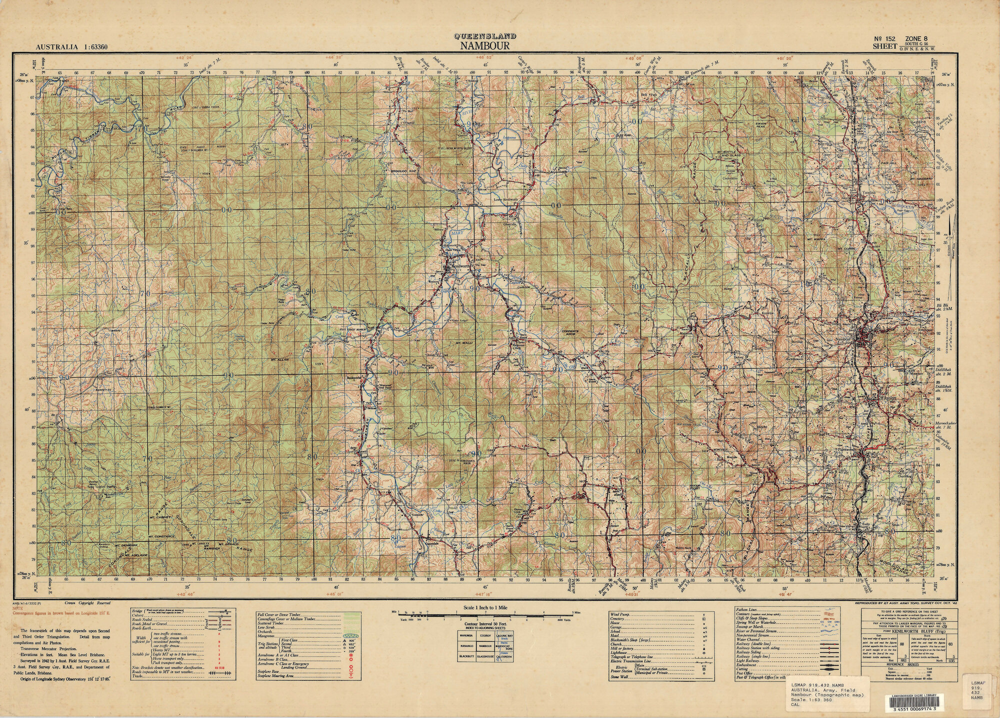 Nambour - Zone 8 - Sheet No. 152
