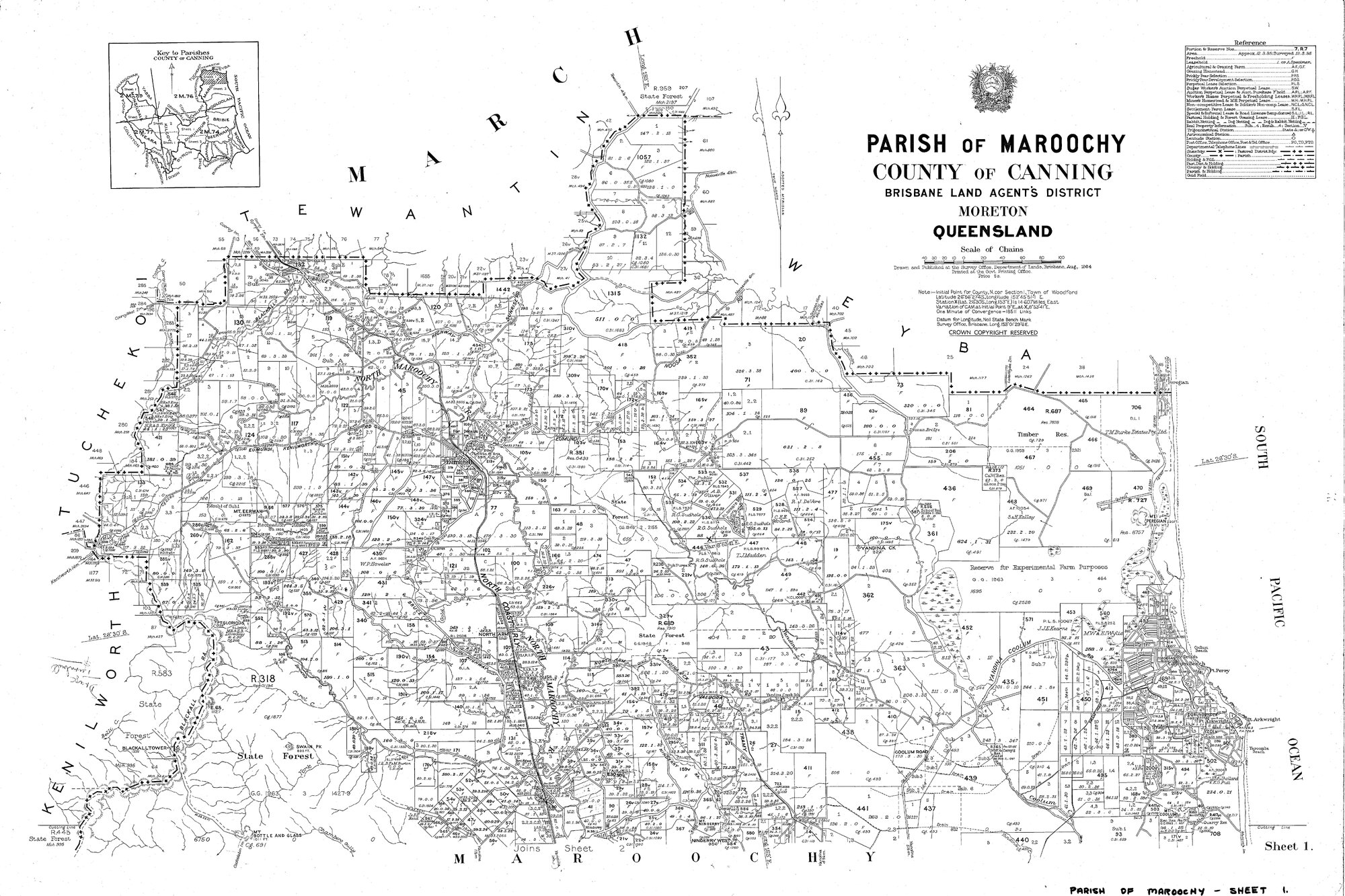 Parish of Maroochy - County of Canning - Sheet 1