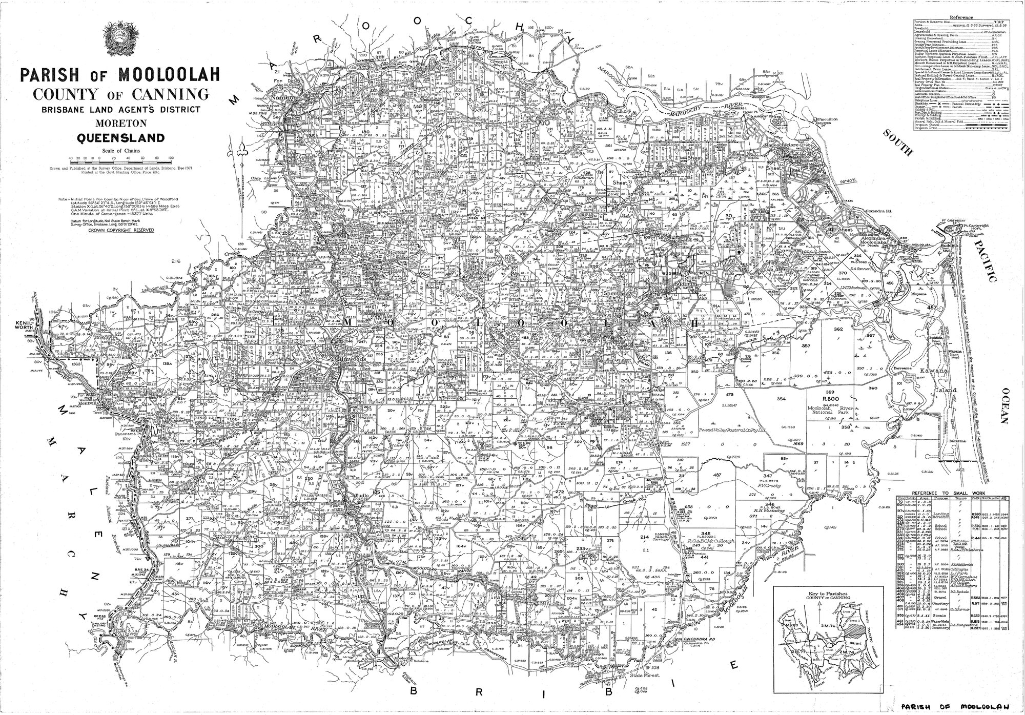 Parish of Mooloolah - County of Canning December 1967