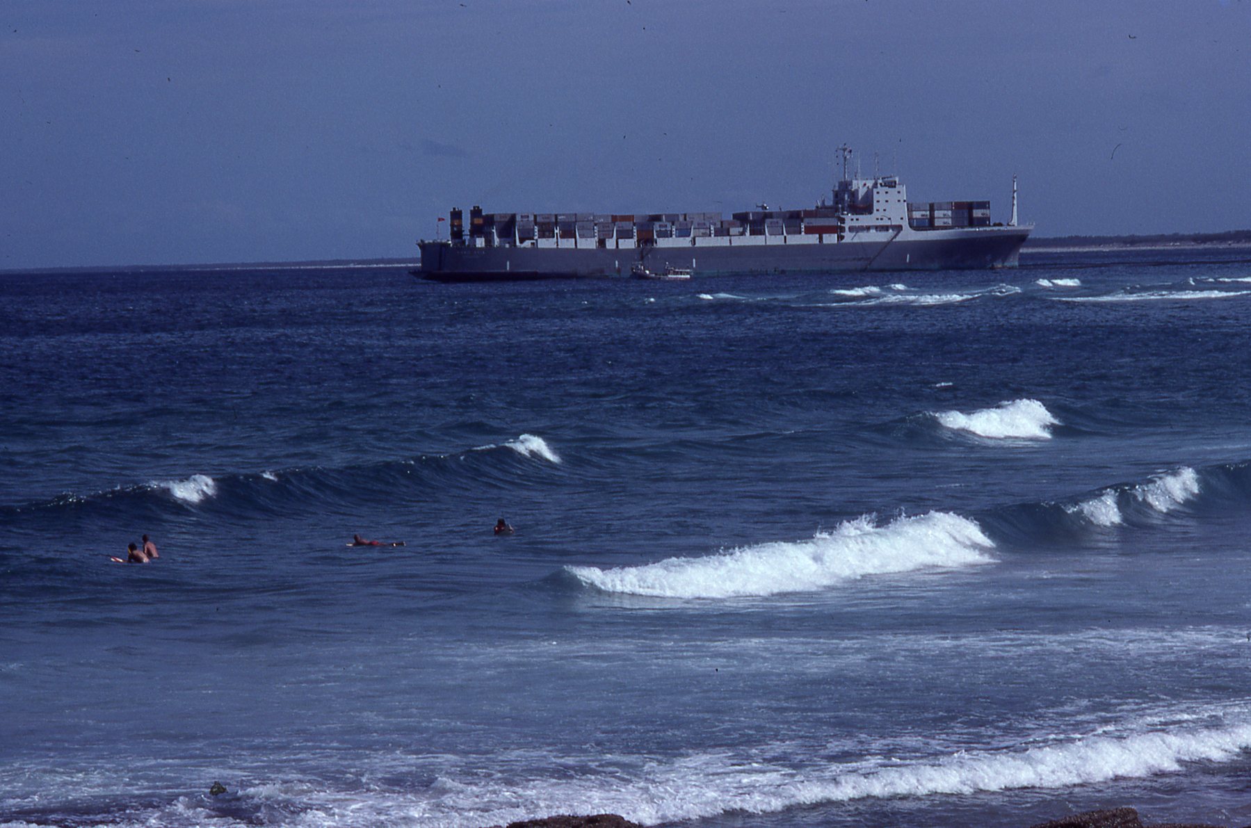 Anro Asia aground off Kings Beach, Caloundra