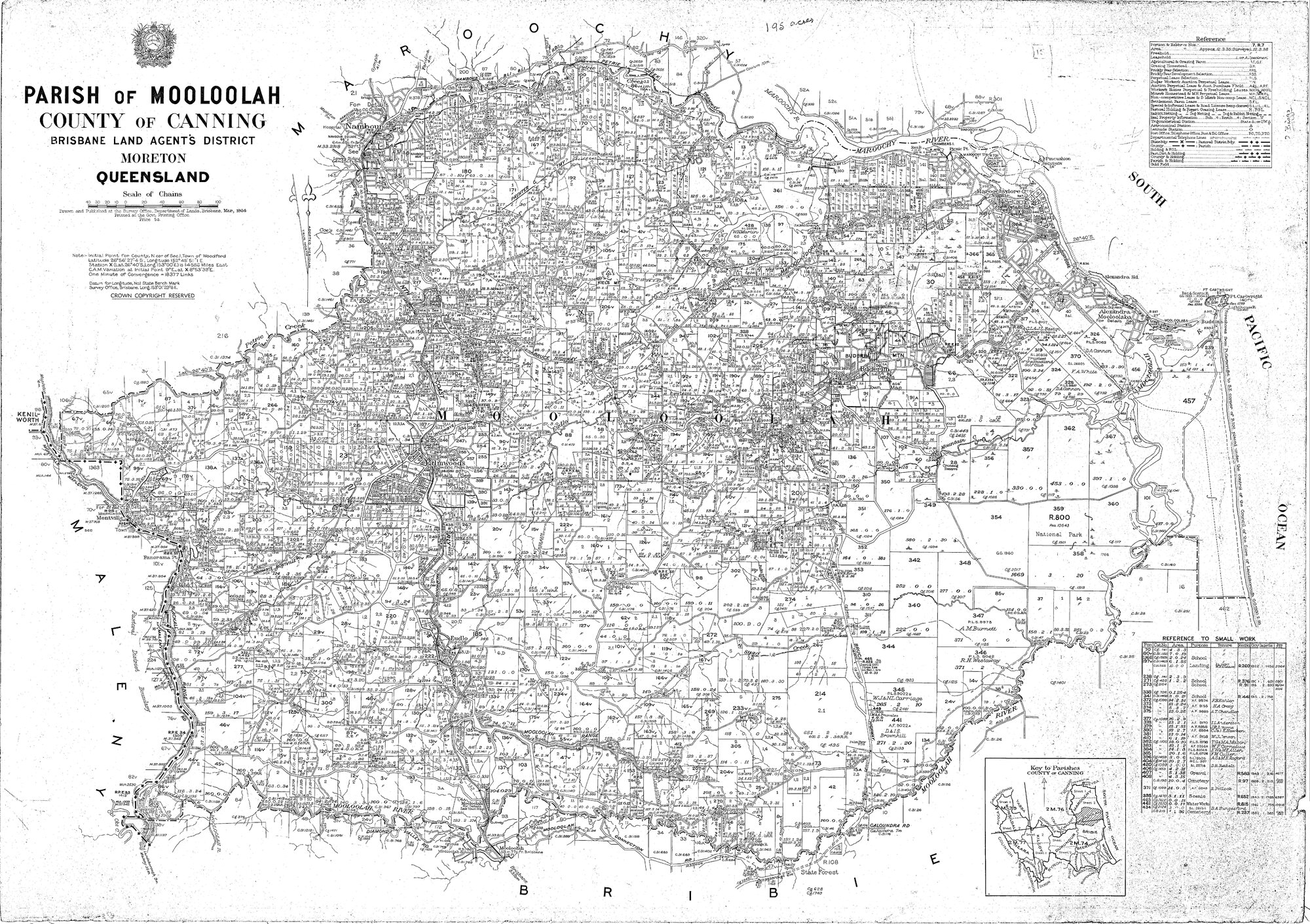 Parish of Mooloolah - County of Canning March 1964