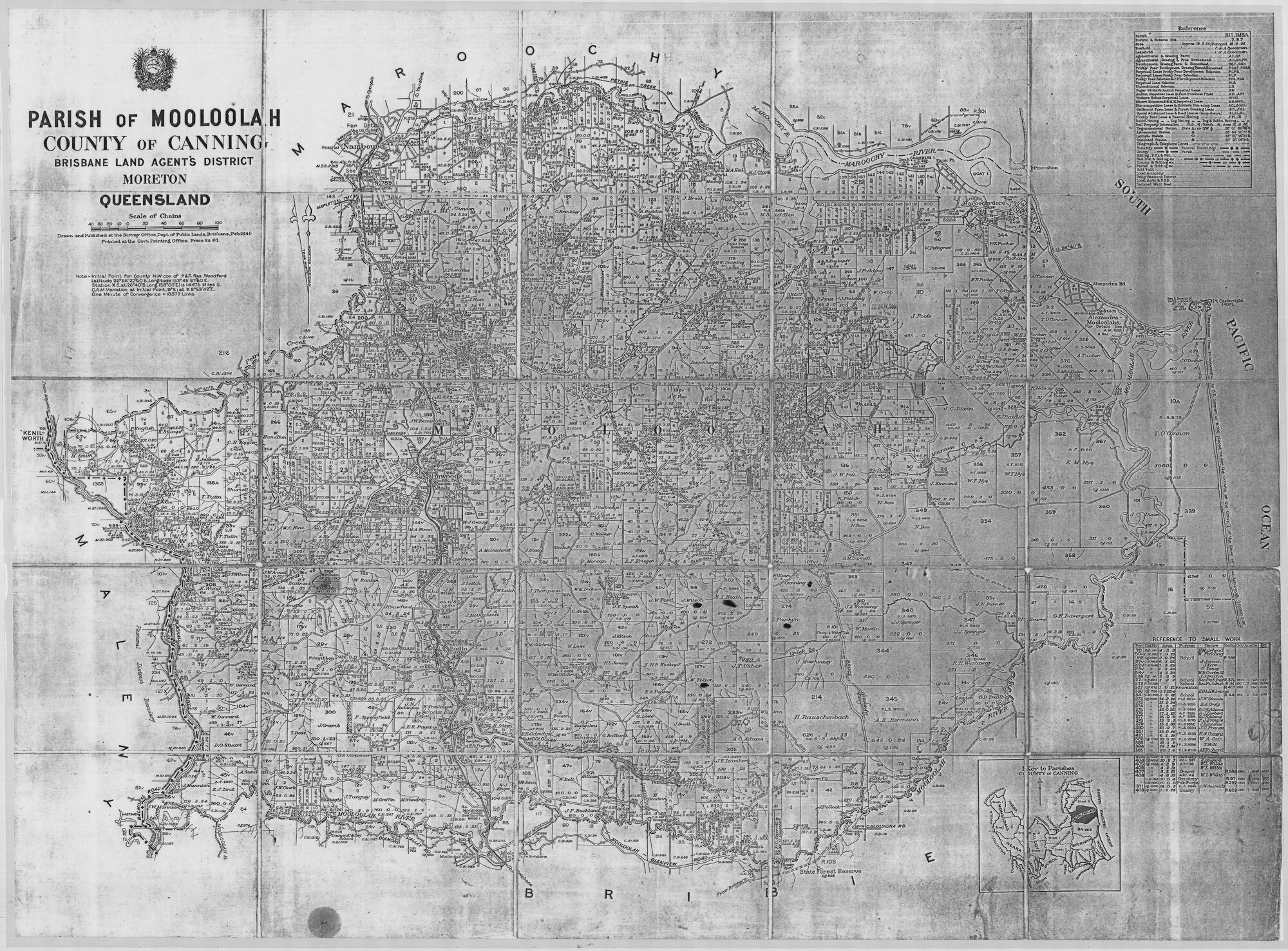 Parish of Mooloolah - County of Canning February 1940