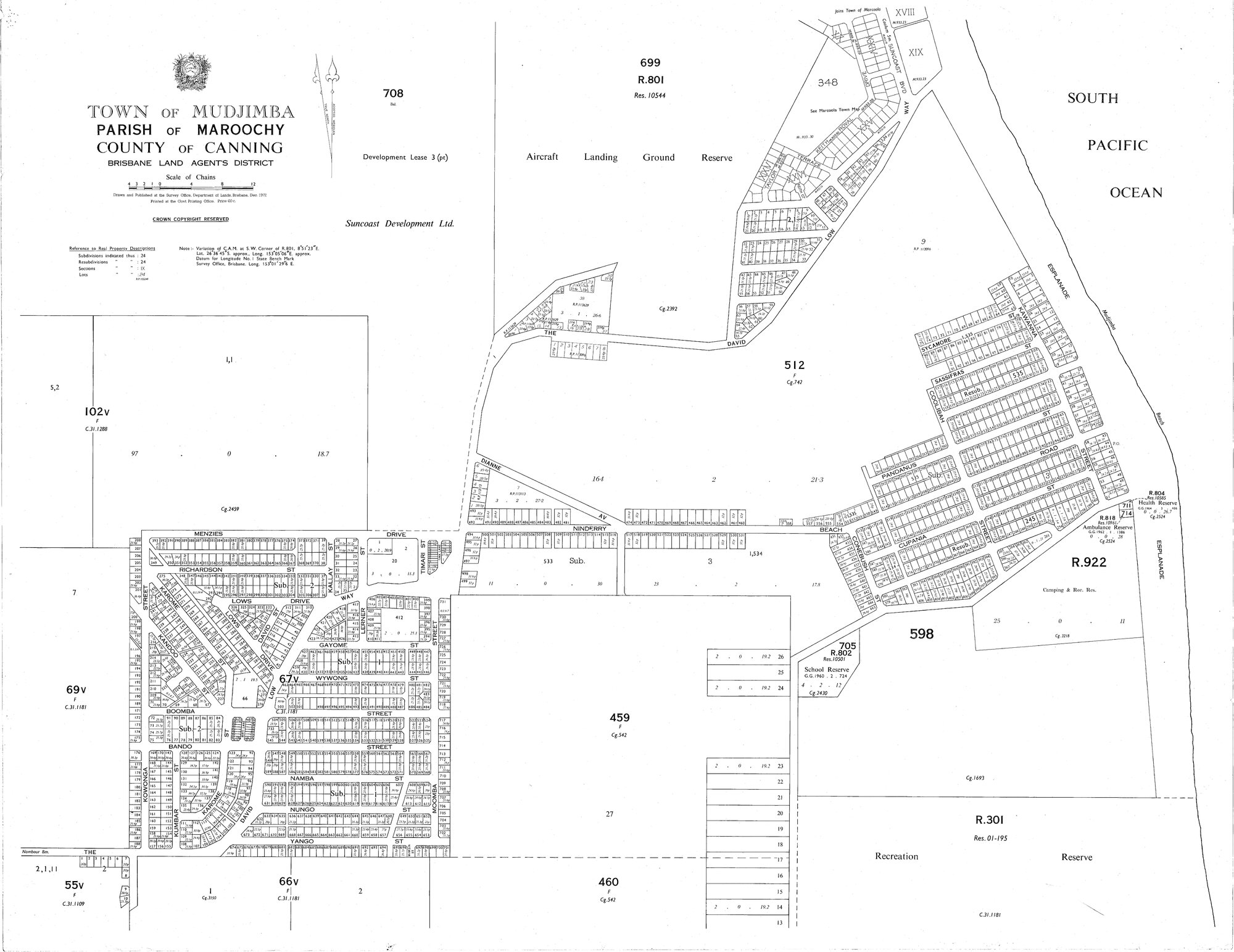 Town of Mudjimba December 1972