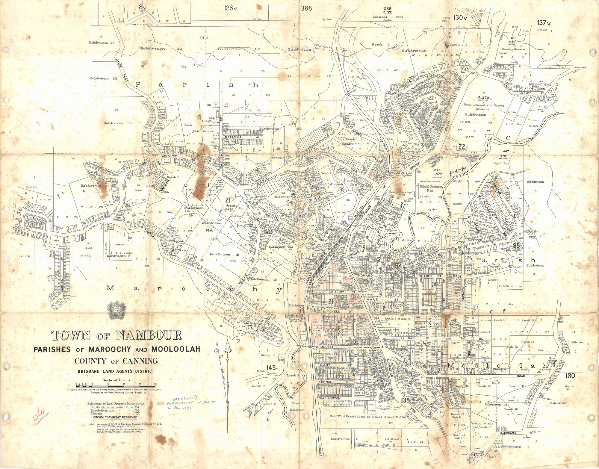 Town of Nambour September 1964