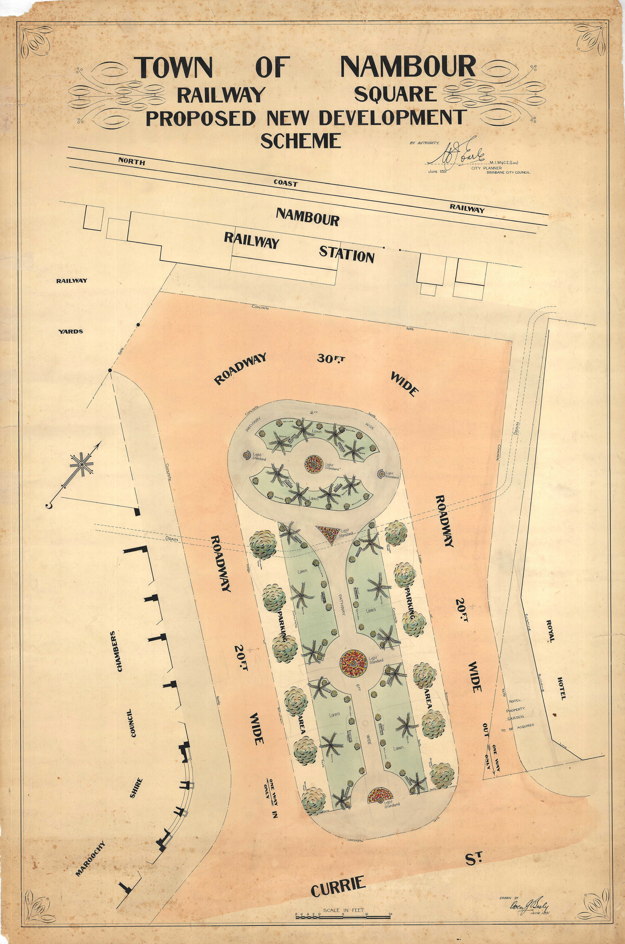Town of Nambour - Railway Square Proposed New Development Scheme