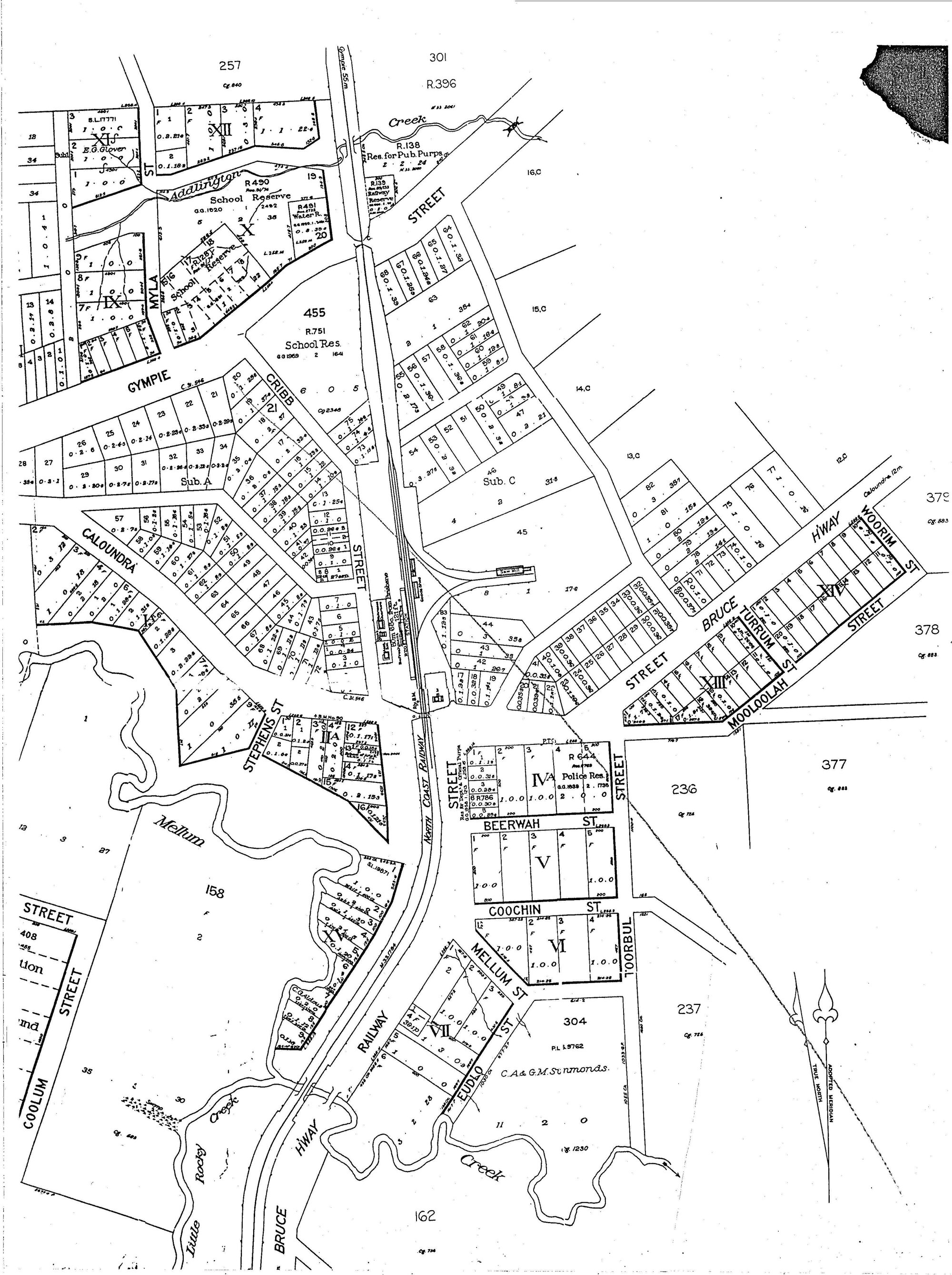Maps of Landsborough