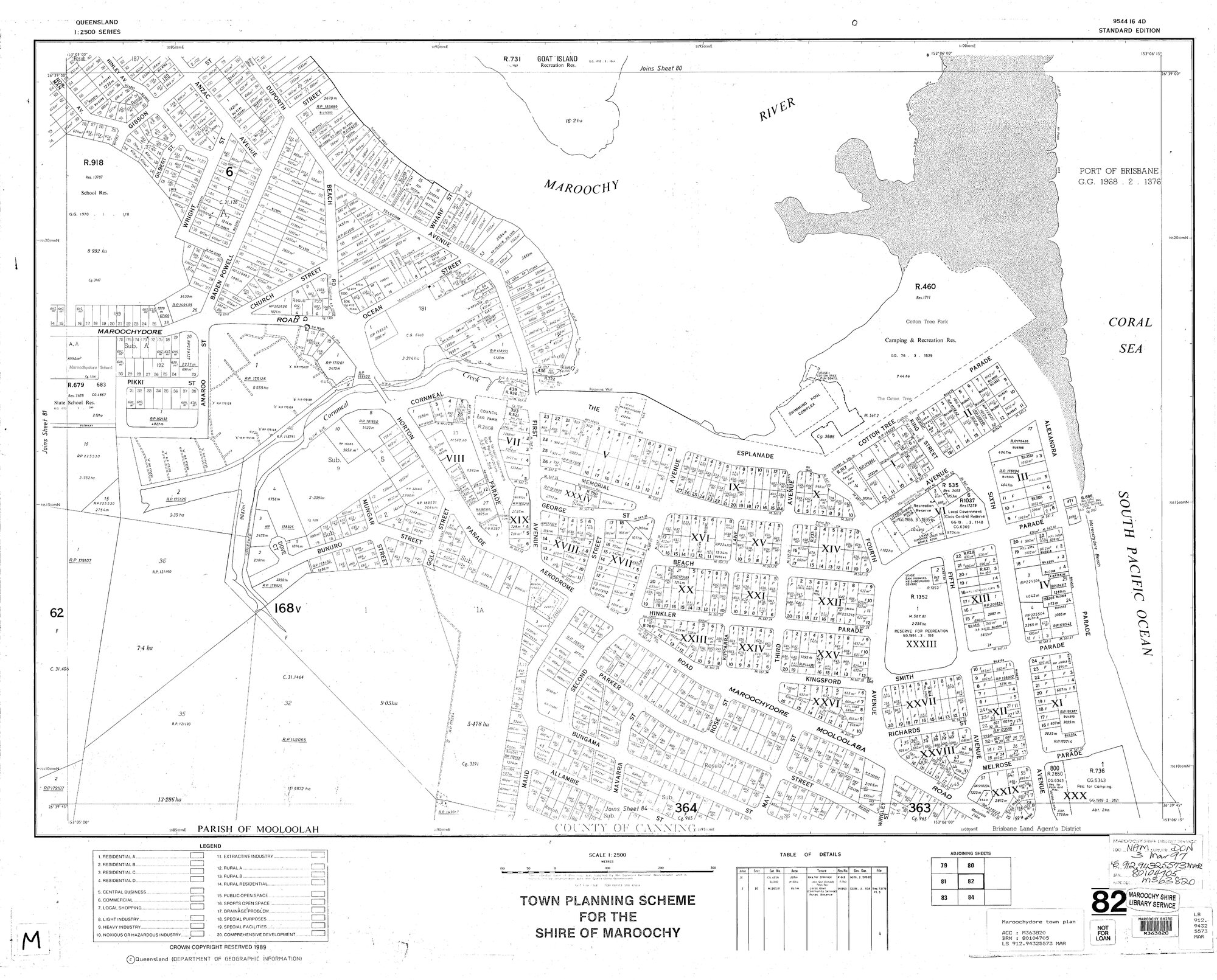 Town Planning Scheme for the Shire of Maroochy